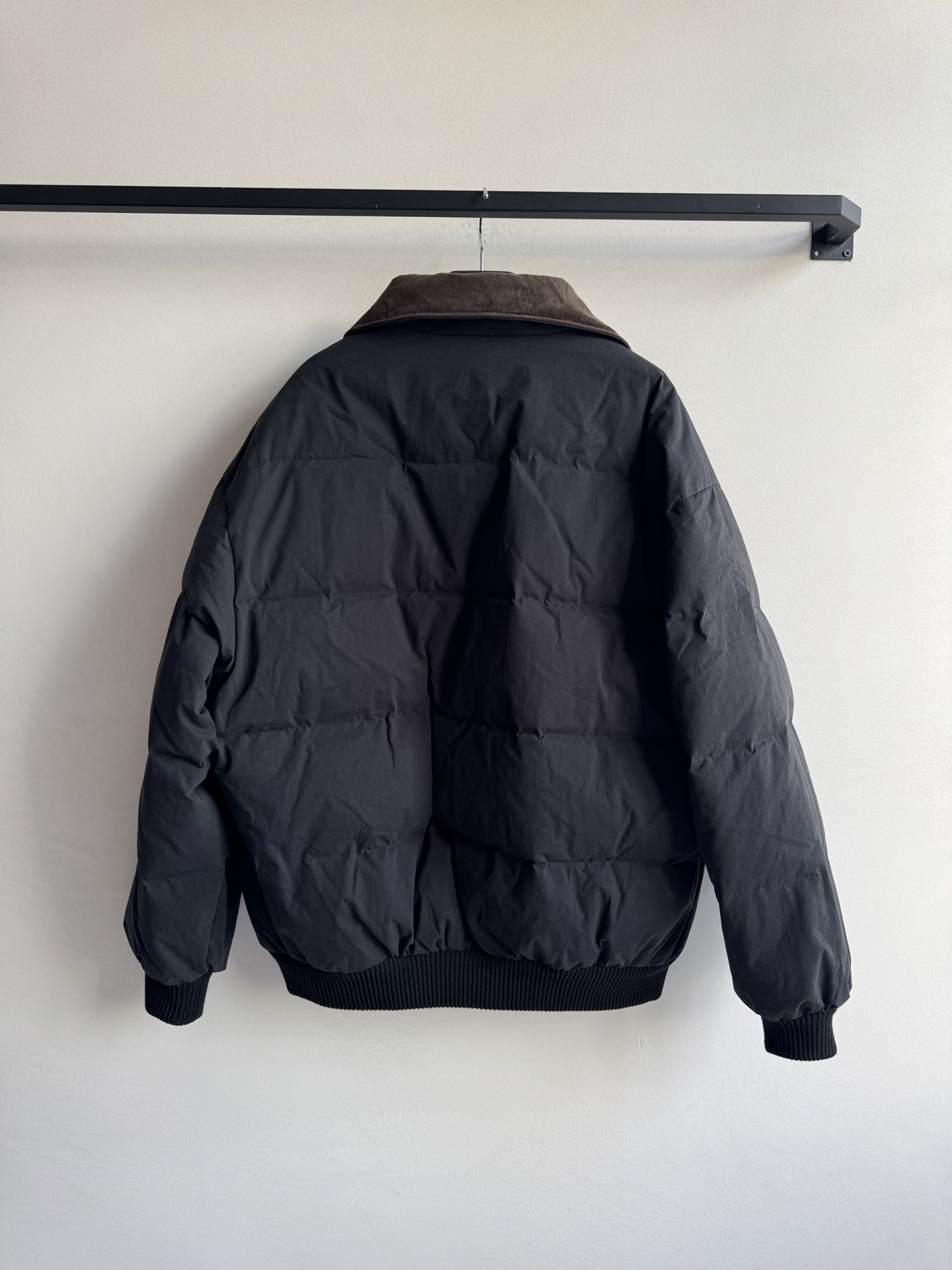 Prad* 🆕25Fw秋冬新款 三角徽标立领府绸质感羽绒服夹克外套 原版开发！高版出品！以立领设计重构经