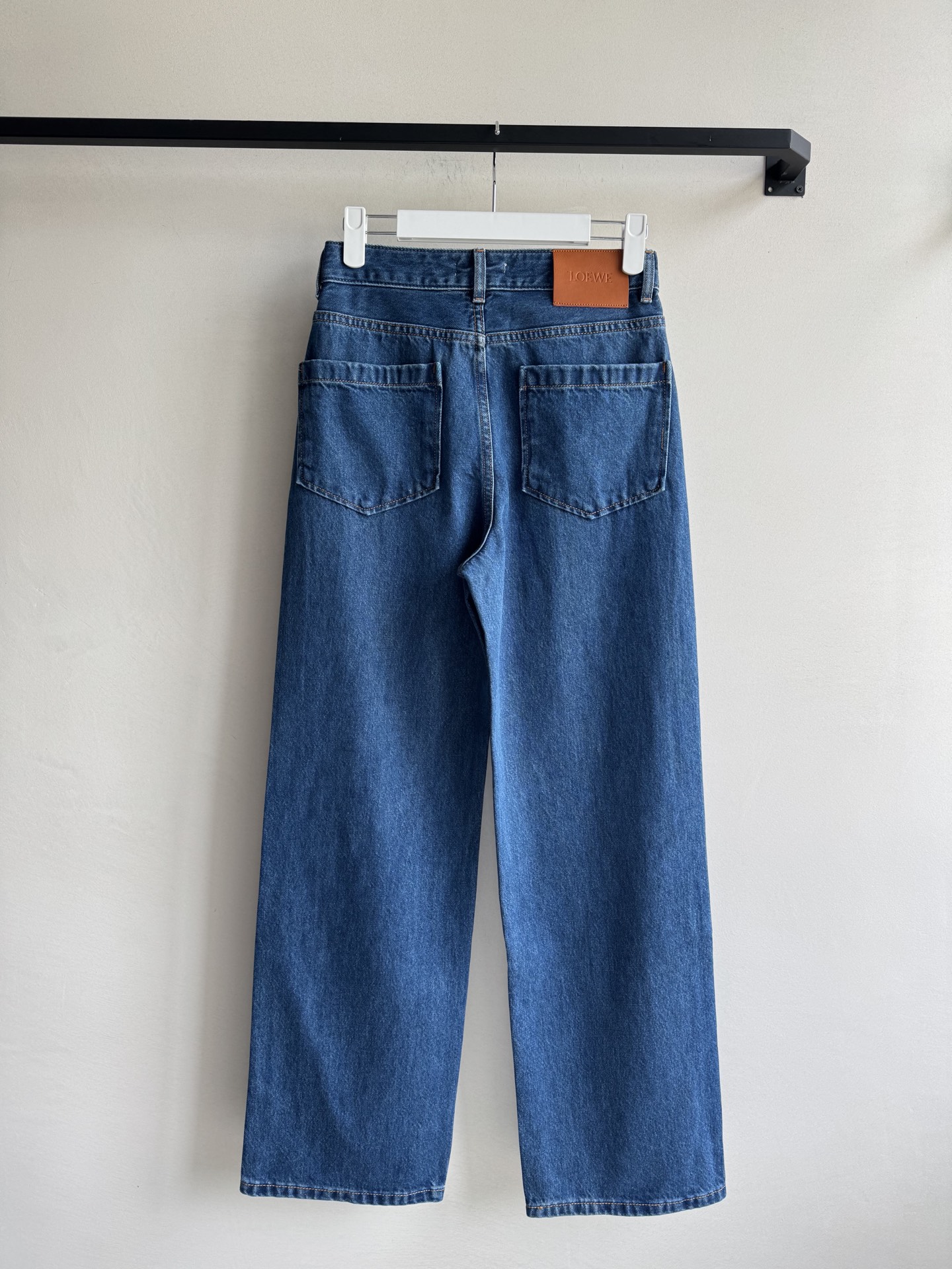Loew* 🆕25Ss春夏新款 复古刺绣logo丹宁牛仔长裤。原版开发！高版出品！采用进口丹宁牛仔面料。