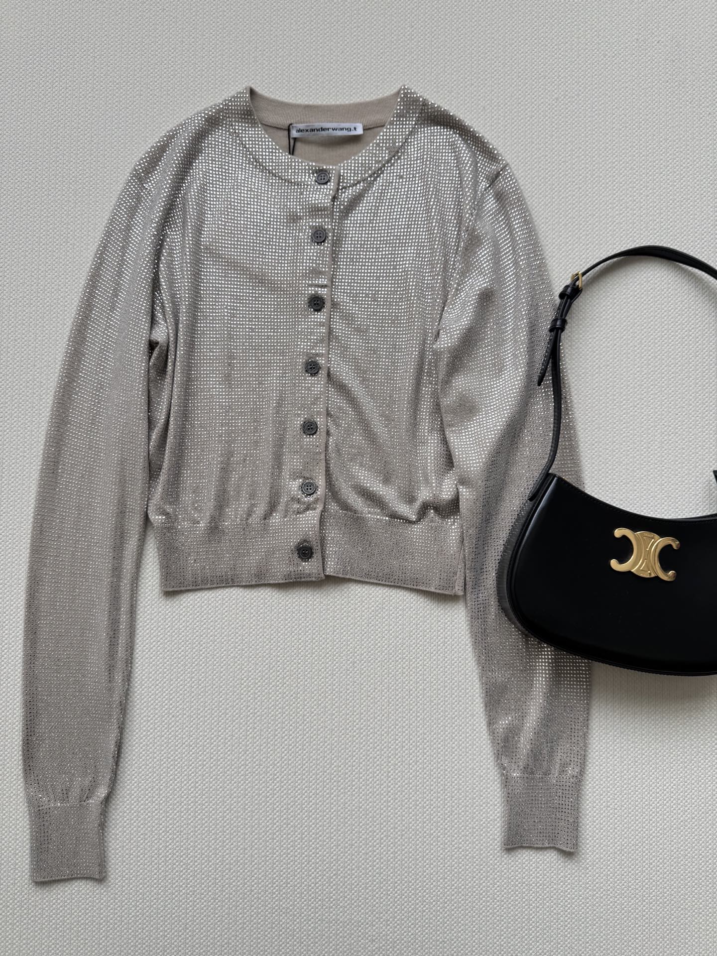 AlexanderWan*🆕新款，钻钻小开衫✨超显瘦的小版型设计ＳＭＬ.