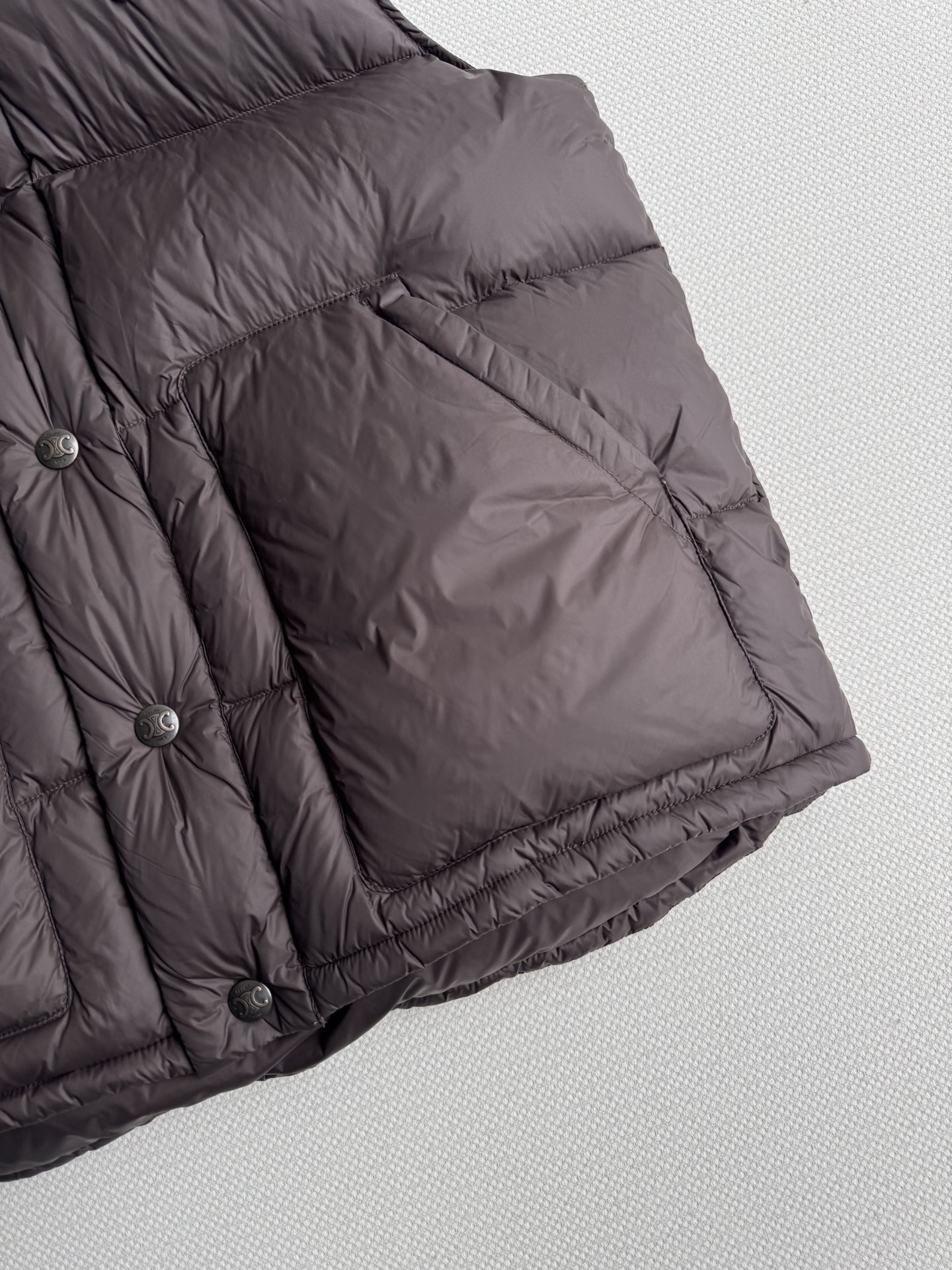 Celine Color Block Padded Vest | High Quality Down Filled Sleeveless Outerwear 8 i1759634149238 6479 0 7
