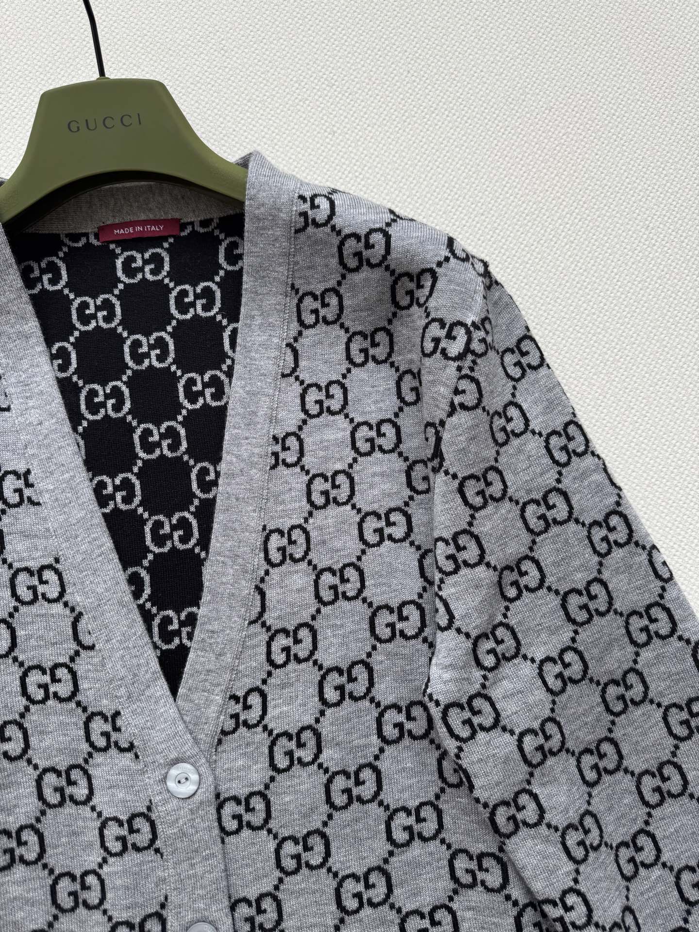 Gucc*🆕新款，双面可穿羊毛开衫ＳＭＬ.