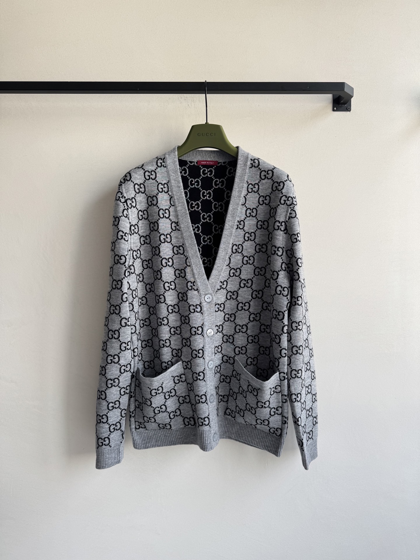 Gucc*🆕新款，双面可穿羊毛开衫ＳＭＬ.