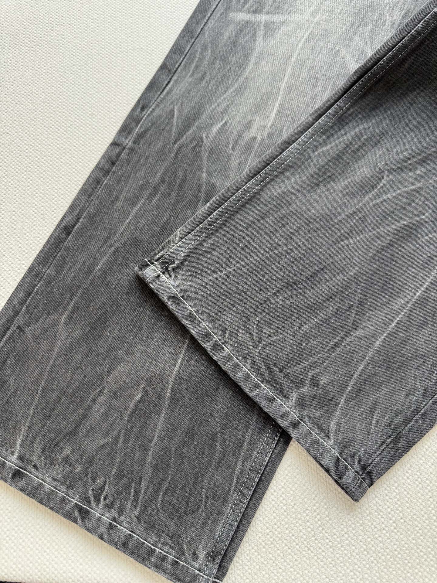 Acne🆕新款，扎染腰带牛仔裤👖休闲阔腿版型S-XXL.