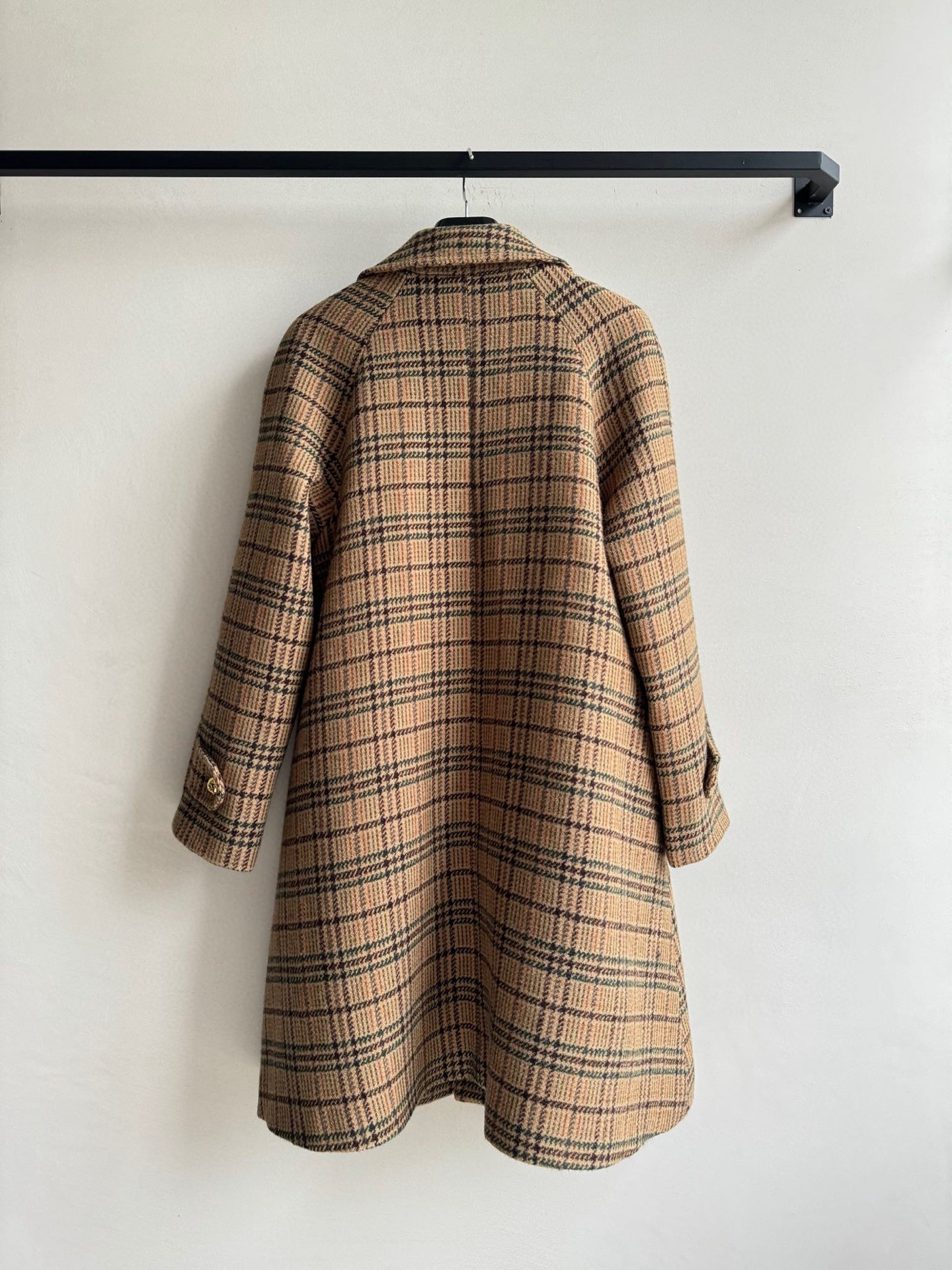 Celin*🆕新款，YB开发复古格子外套，对格羊毛大衣，可盐可甜的一款👏出货啦！！！.