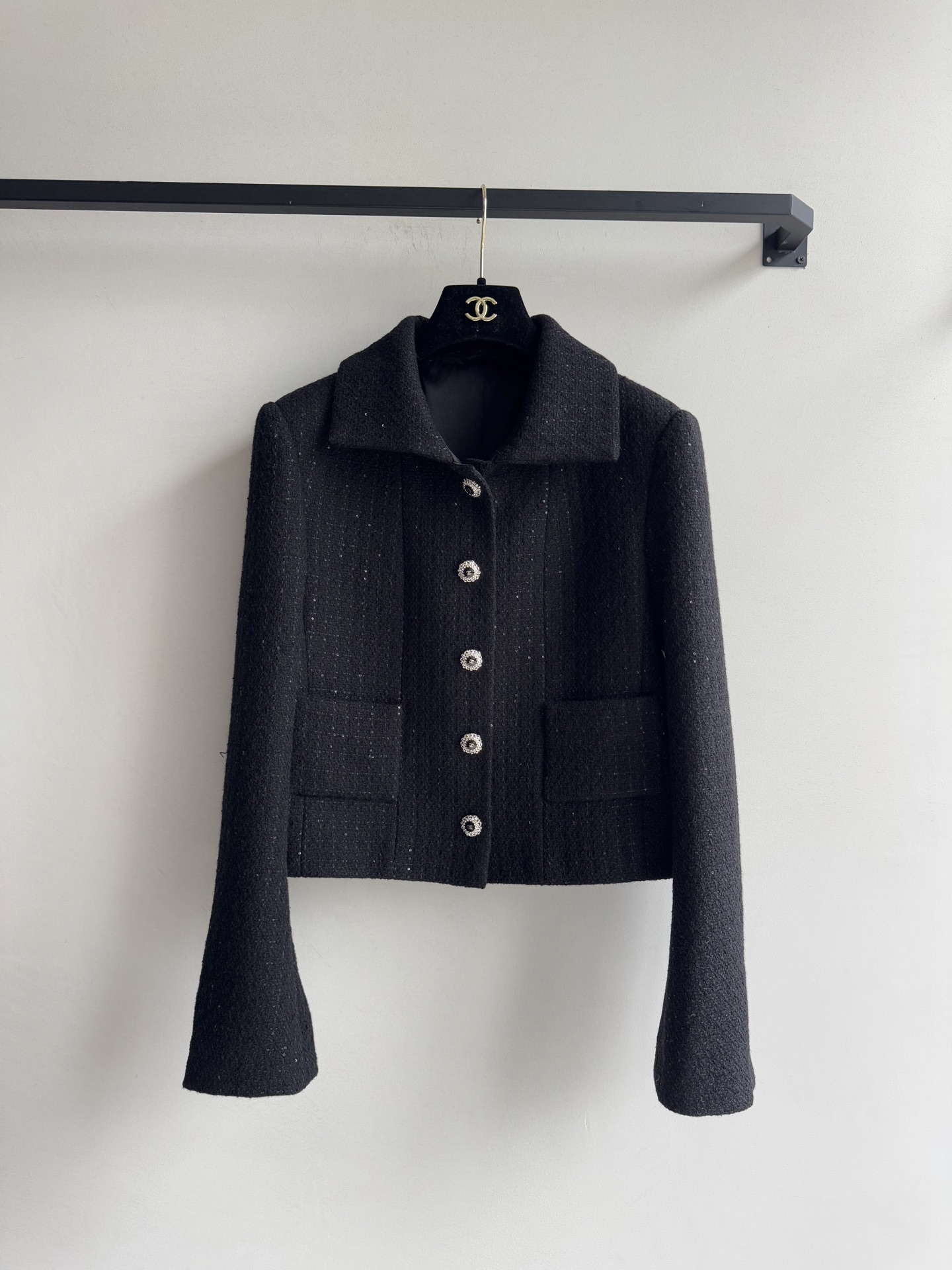 Elegant Chanel-Style Tweed Jacket – Versatile & Chic Outerwear for Women