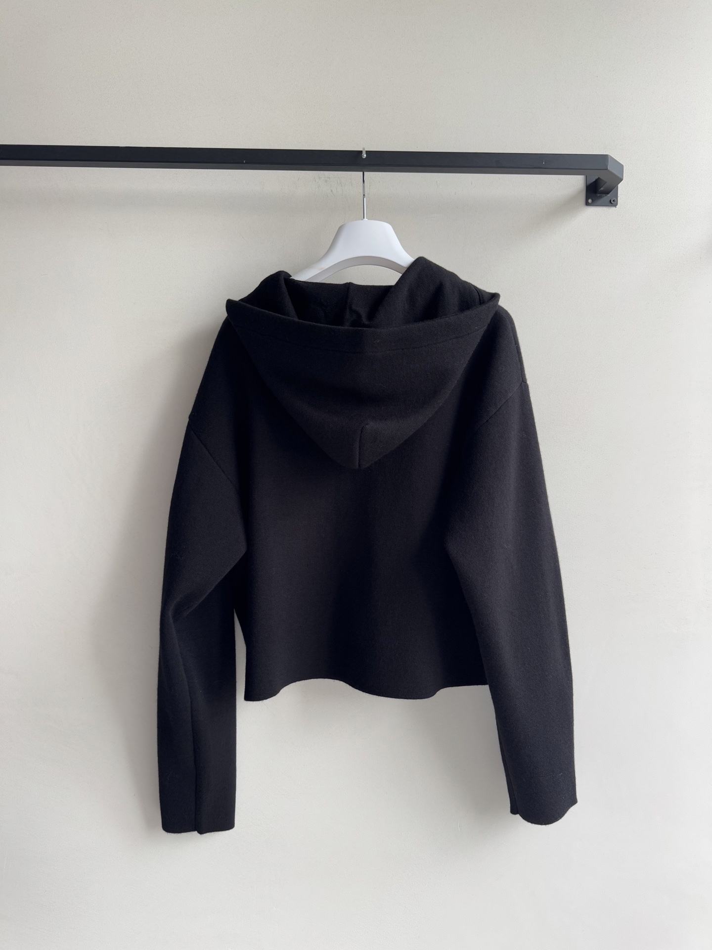 Loew*🆕新款拉链开衫，羊毛面料拼接真皮口袋ＳＭＬ.