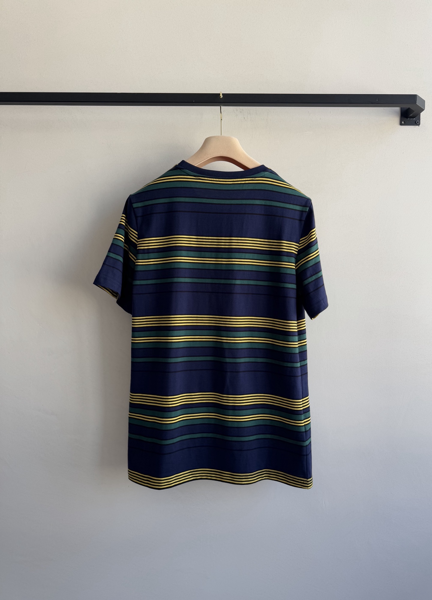 Miu Mi* 🆕26SS早春新款 学院风条纹圆领短袖T恤丨⚠原版开发！高版出品！基础圆领+短袖的版型适