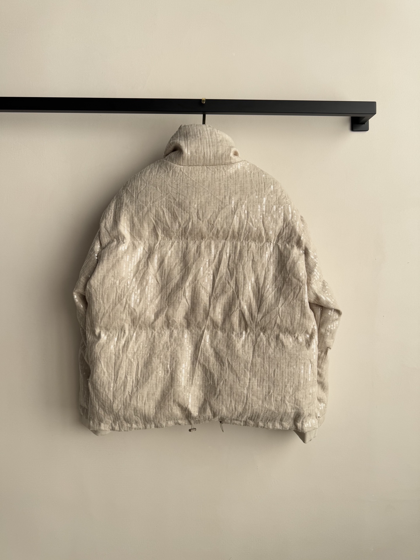 BrounelloCucinelli🆕新款，BC珠片羽绒服外套，外层珠片刺绣好美丽😍填充物鹅绒，保暖跟美