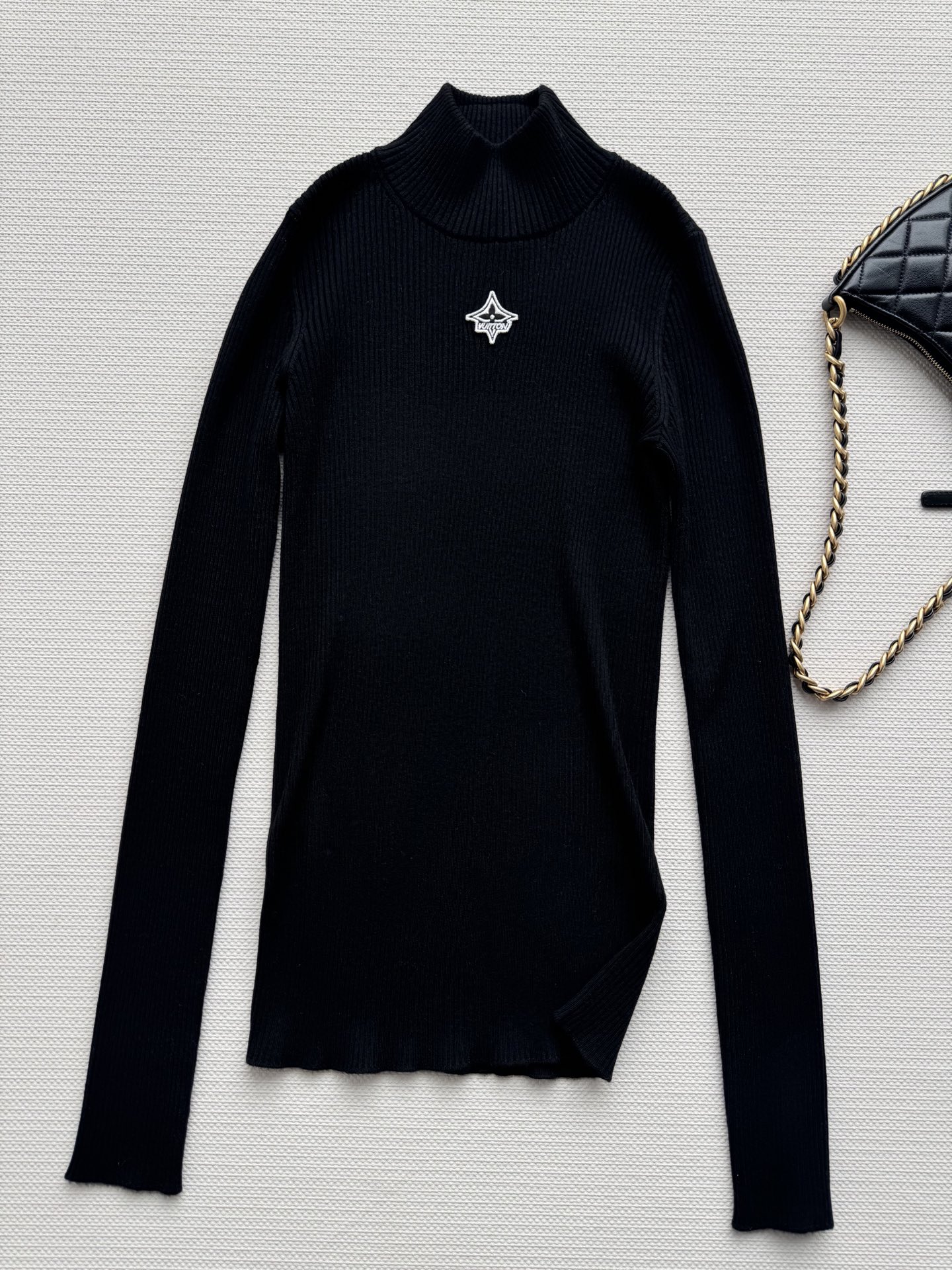 Louis Vuitton Black Wool Knit Top: Luxurious & Practical | Winter Collection 4 i1763872288838 3146 0 2