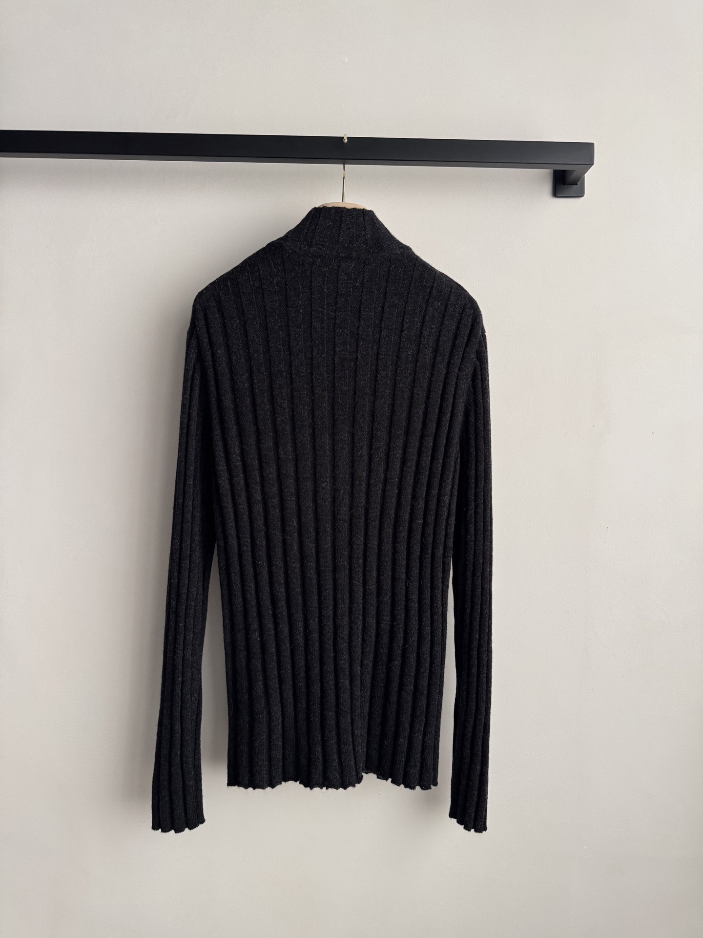 Miu Miu Striped Cashmere Cardigan - Soft Ribbed Knit, High Collar, Slim Fit 3 i1764608585851 2138 0 1