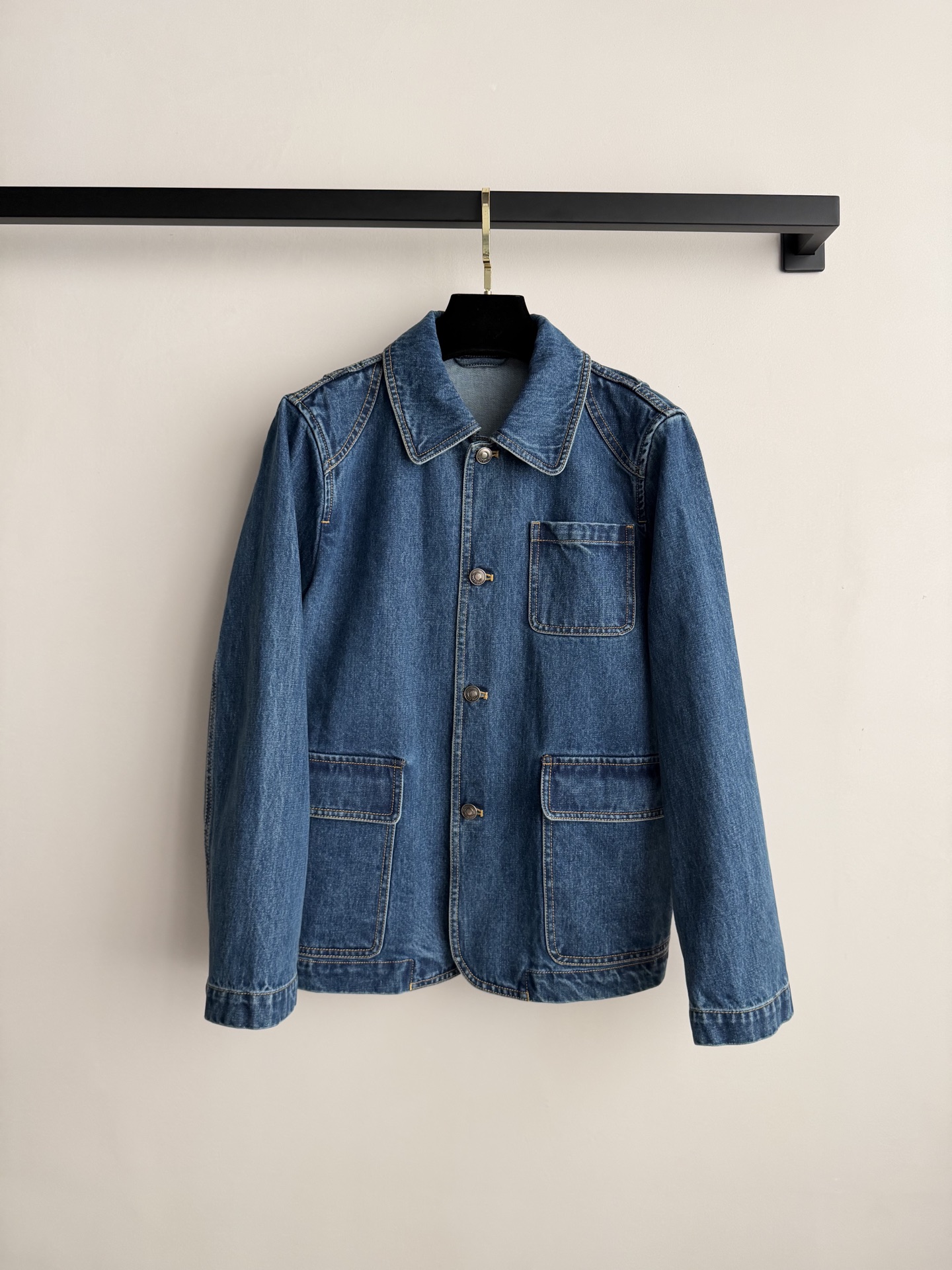 LoroPiana🆕新款，26春夏新品牛仔外套，复古潮流时尚穿搭，ＳＭＬ.