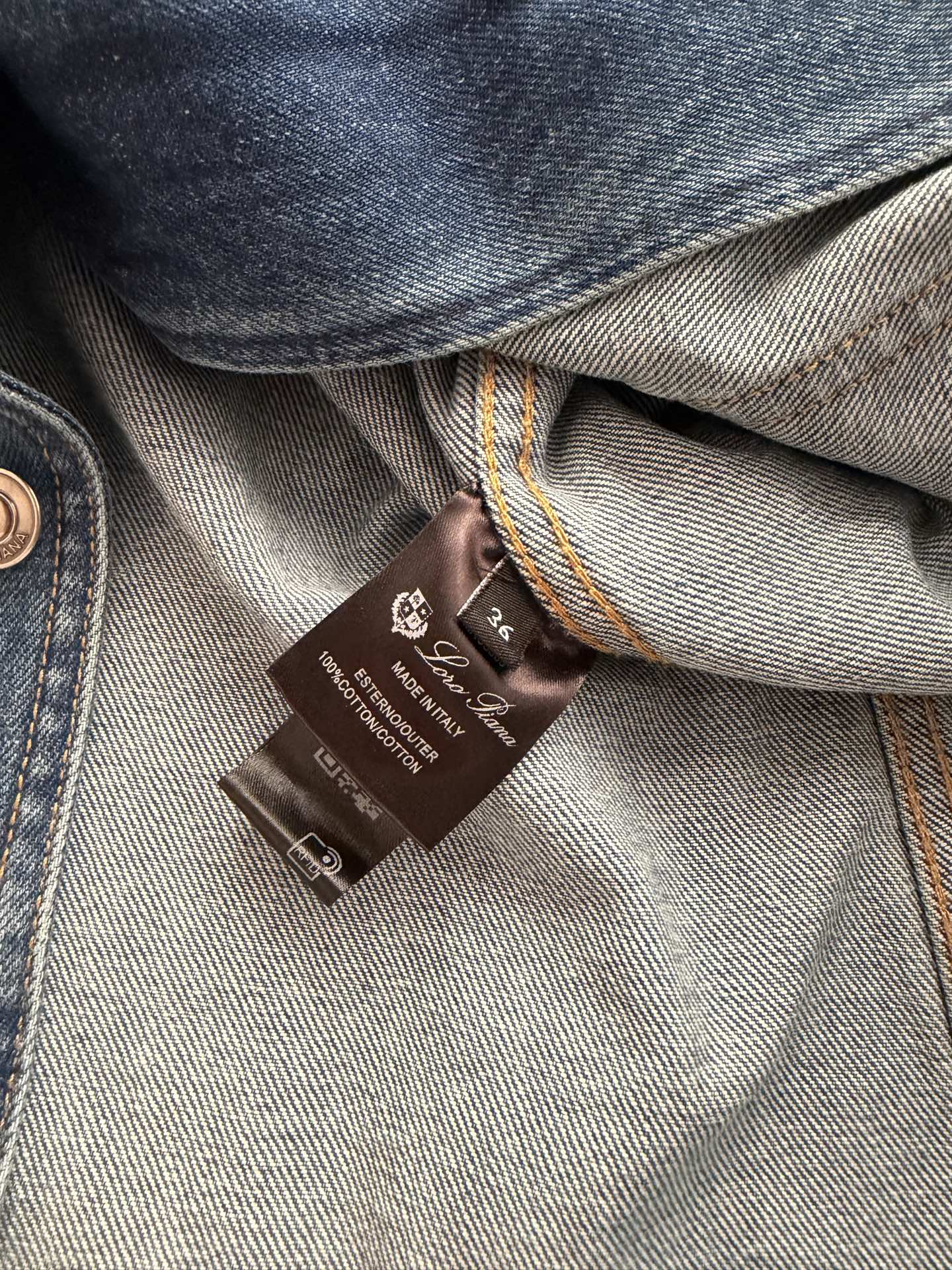 LoroPiana🆕新款，26春夏新品牛仔外套，复古潮流时尚穿搭，ＳＭＬ.