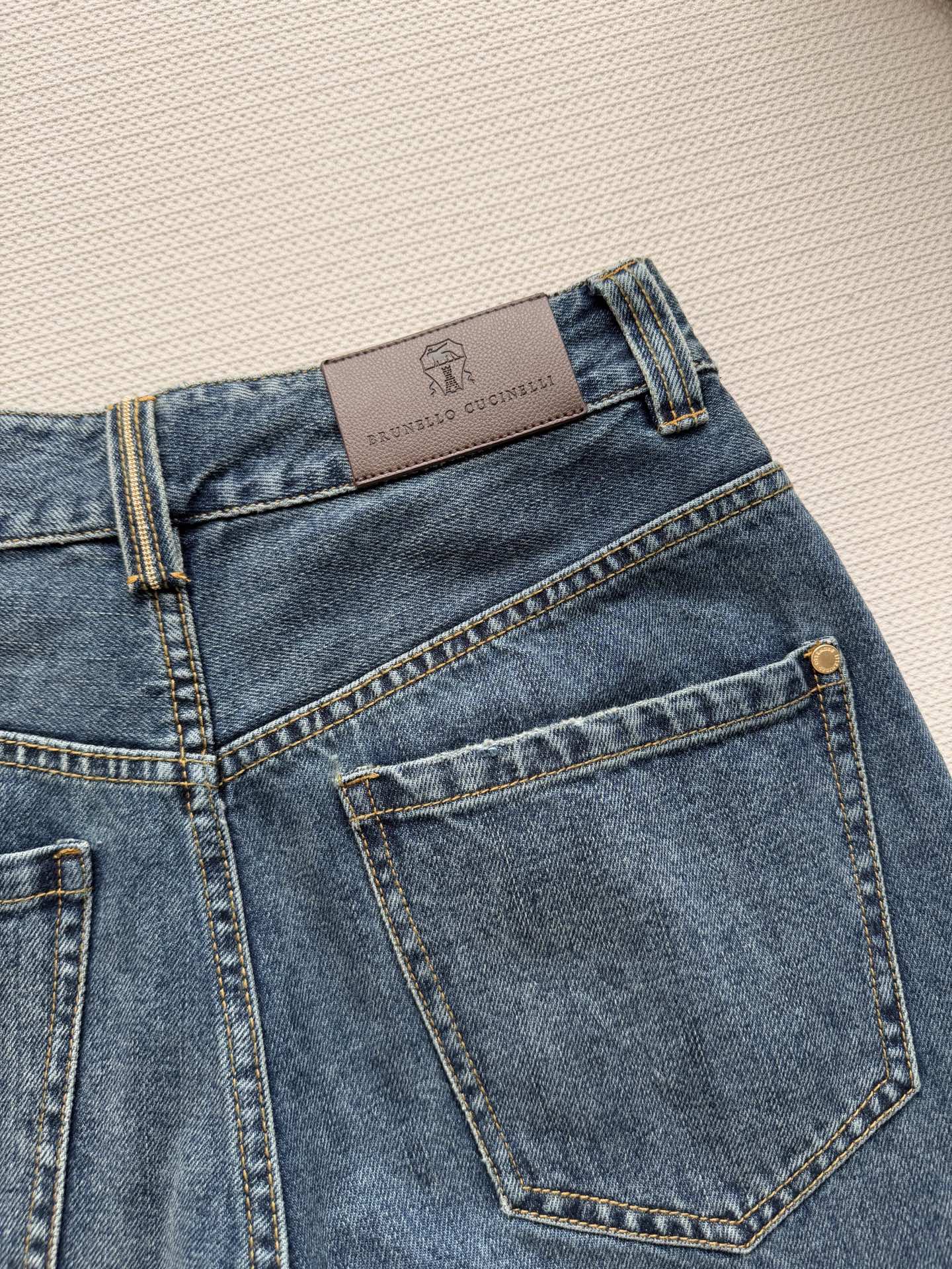 Brunel Cucinel*🆕bc新款26SS新款牛仔裤💙 精选优质牛仔洗水面料，柔软高弹不紧绷☑️恰