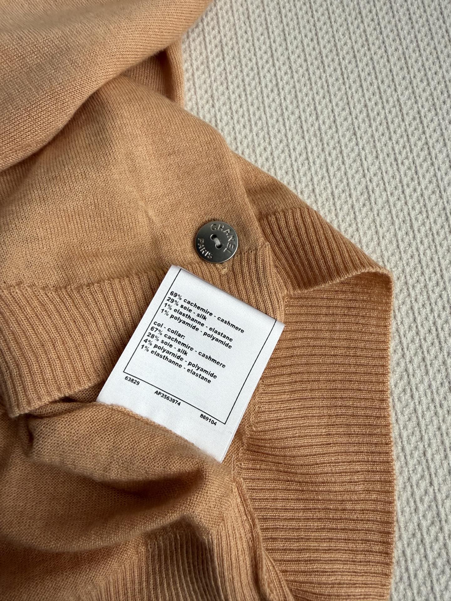 Chane*🆕🩶26P灰色针织开衫，Yb定制16超细羊毛 高密度超薄 柔软针织面料，🇩🇪德国进口机刺绣饱