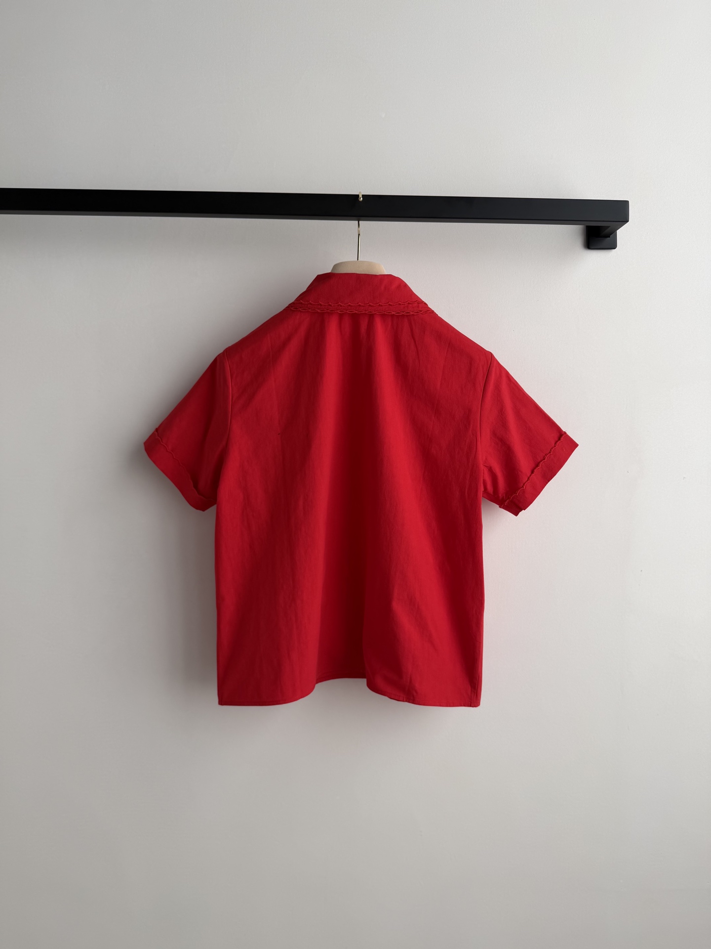 Miumi* 🆕26Ss春夏新款 知性分子学院风花边衬衣。原版1:1定制花边开发！高版出品！定制进口洗水