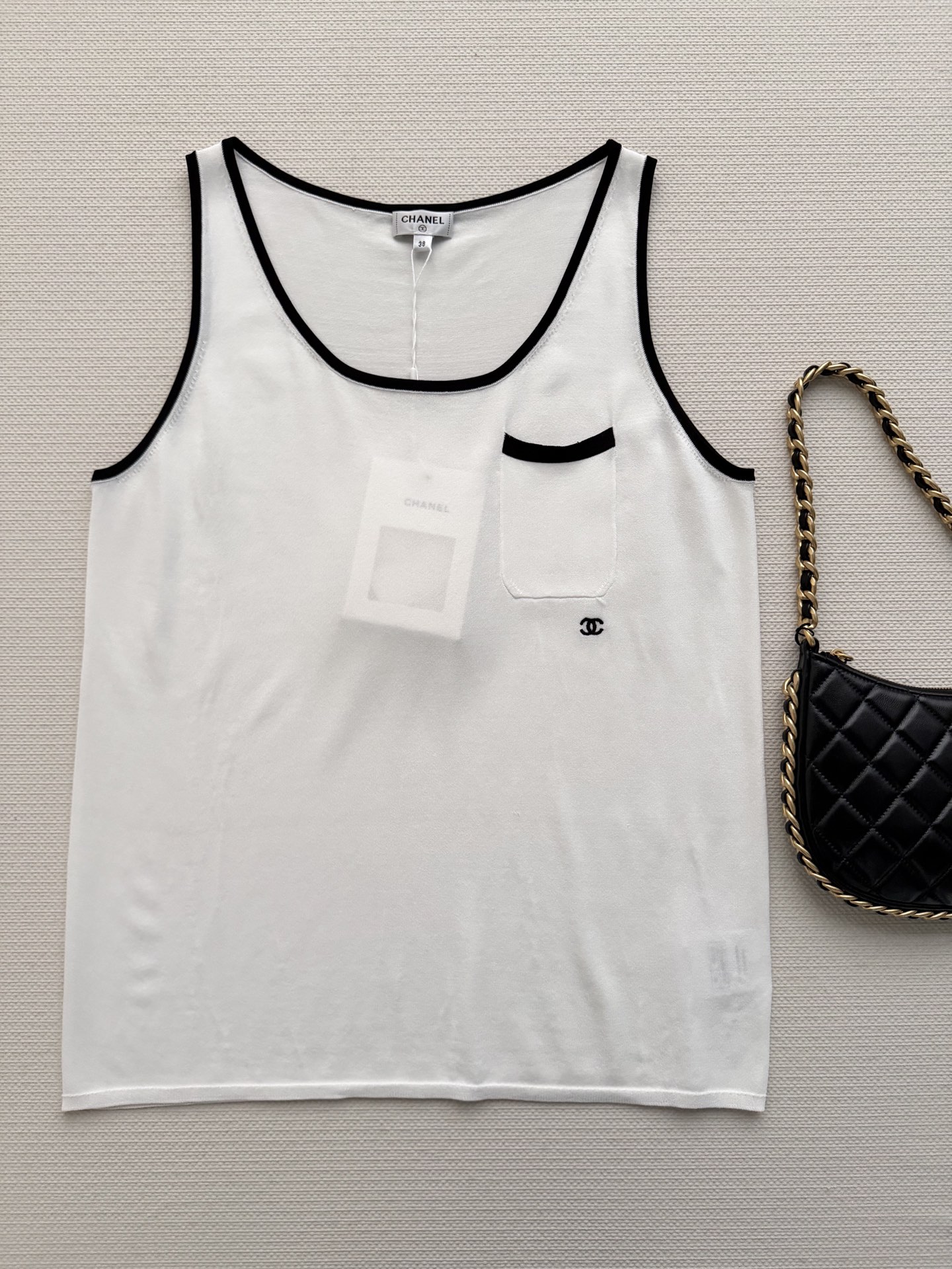 Chane*🆕26早春新款，针织背心👏ＳＭＬ.