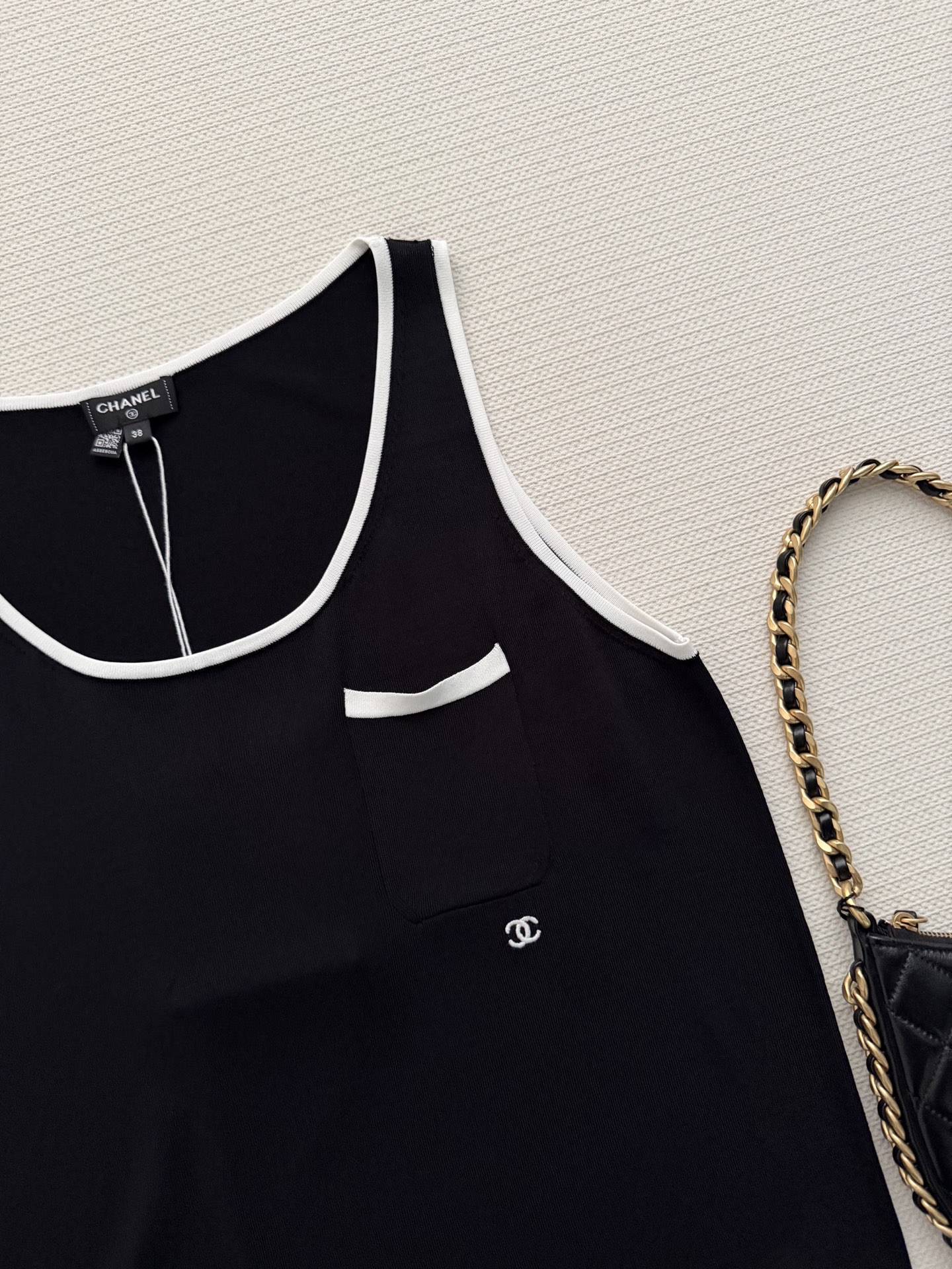 Chane*🆕26早春新款，针织背心👏ＳＭＬ.