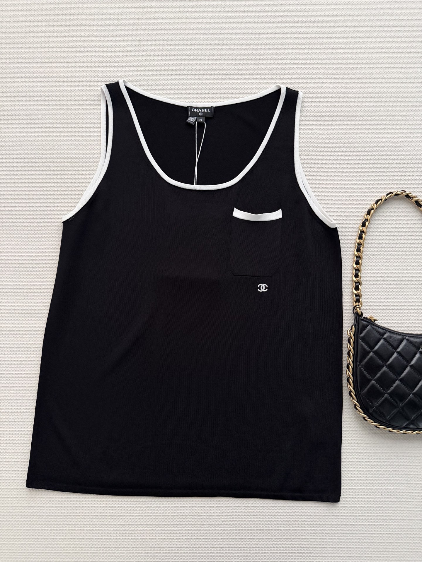 Chane*🆕26早春新款，针织背心👏ＳＭＬ.