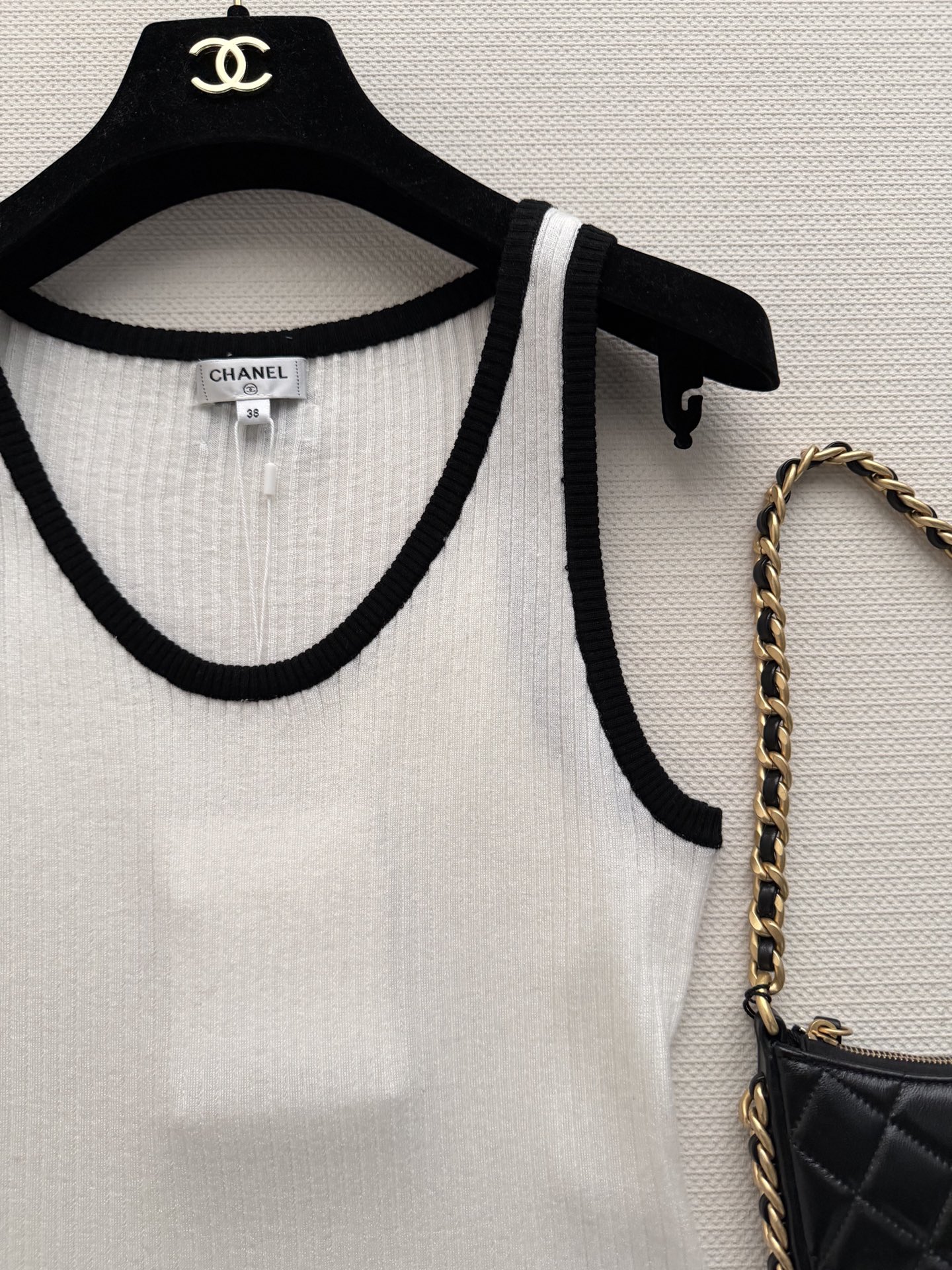 Chane*🆕26早春新款，针织背心👏ＳＭＬ.