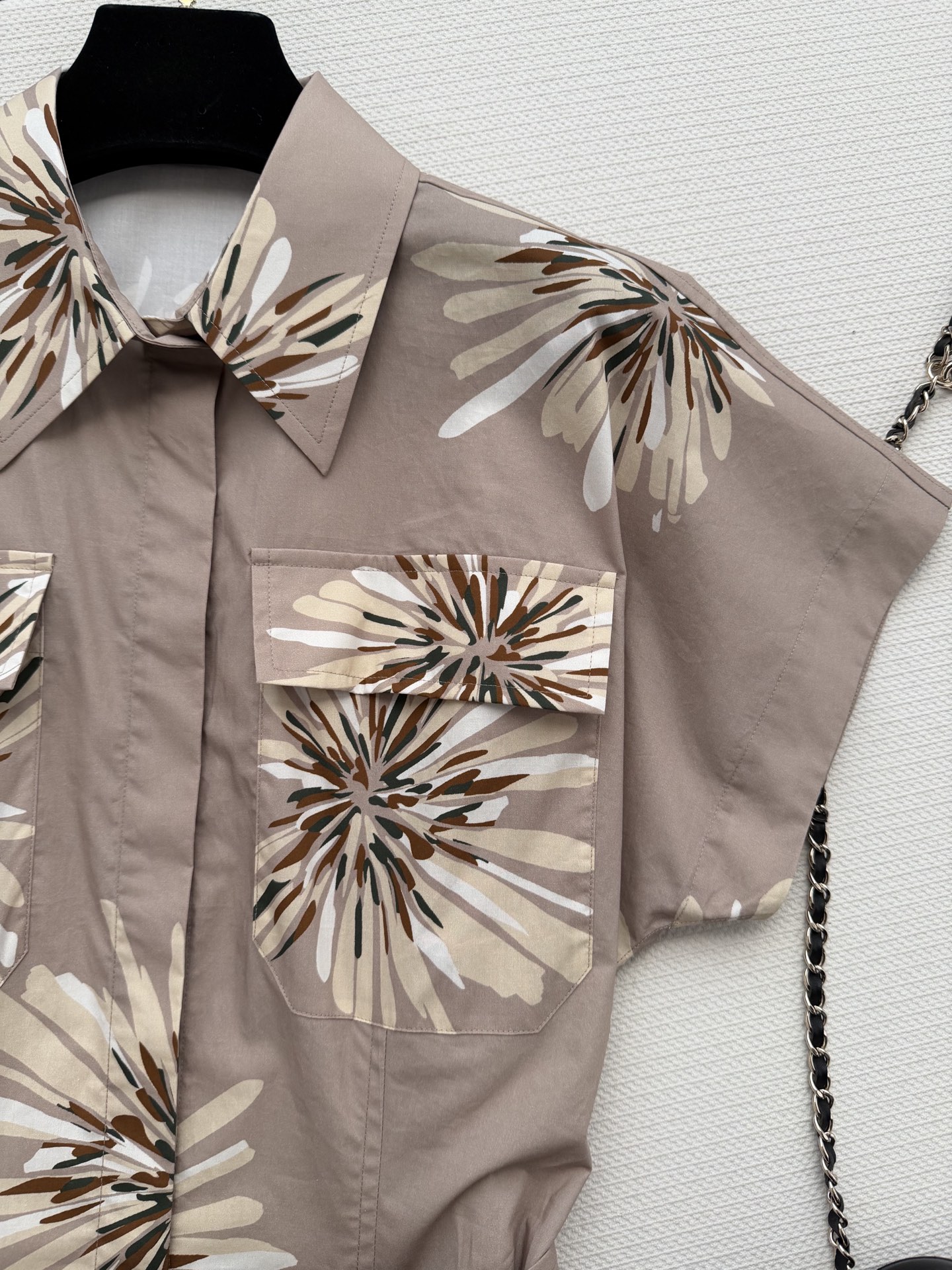 Brunello Cucinelli*🆕26SS新款印花连衣裙，采用高品质棉质面料，柔软舒适，适合春夏穿