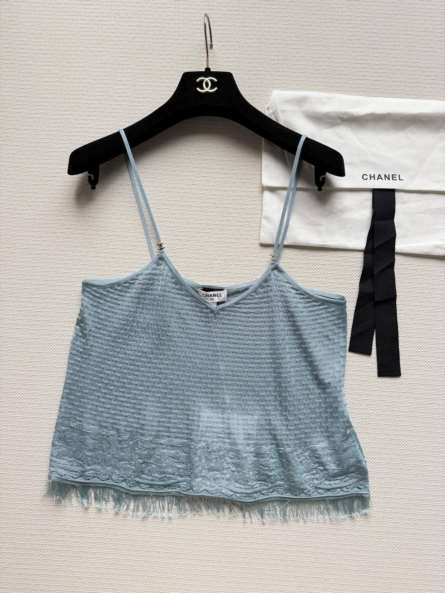 Chane*🆕26春夏新款，Jennie同款针织吊带背心😍ＳＭＬ.
