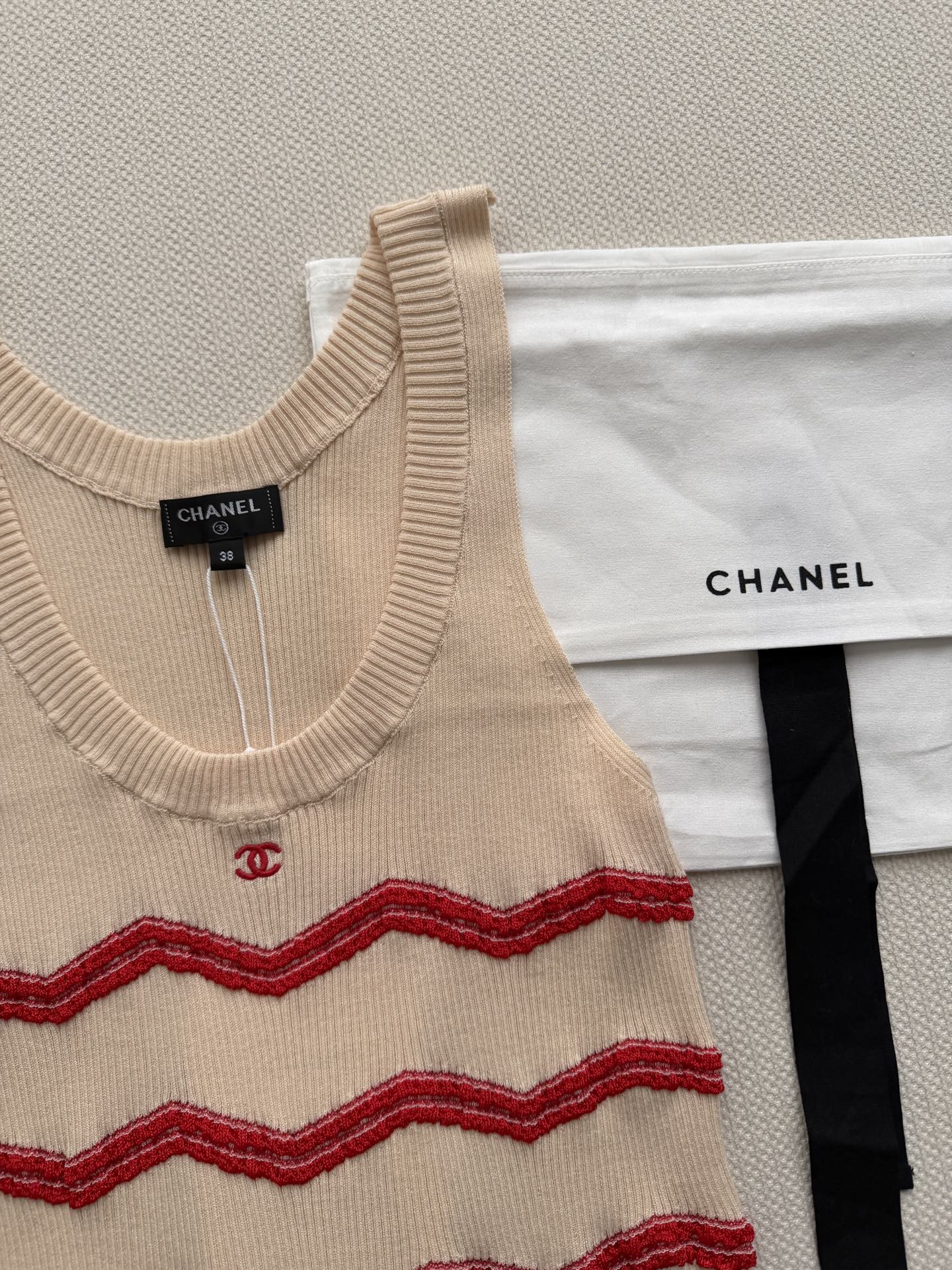 Chane*🆕26M 🏖️沙滩系列Coco Beach系列背心Yb定制纱线 16针超薄定制五金logo，
