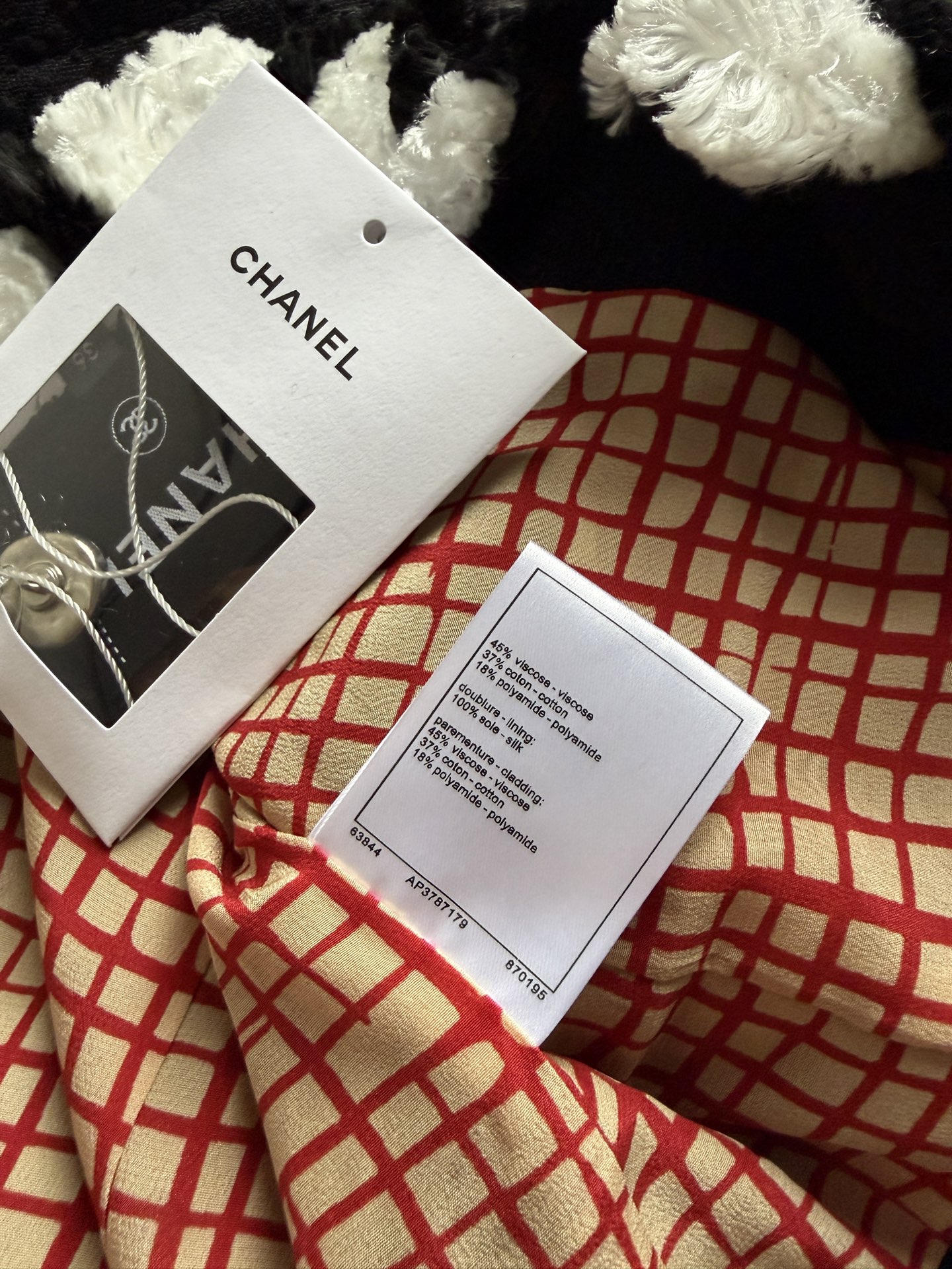 Chanel Tweed Camellia Jacket
