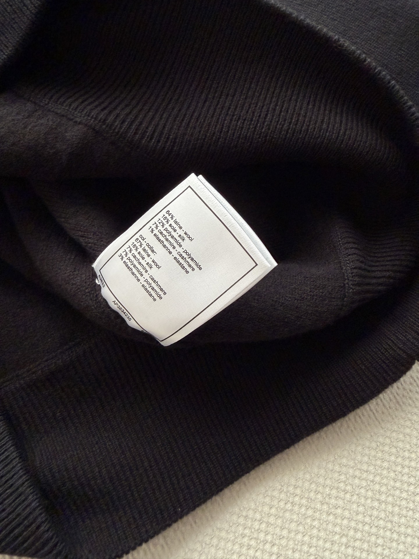 Chanel Half Zip Polo Sweatshirt