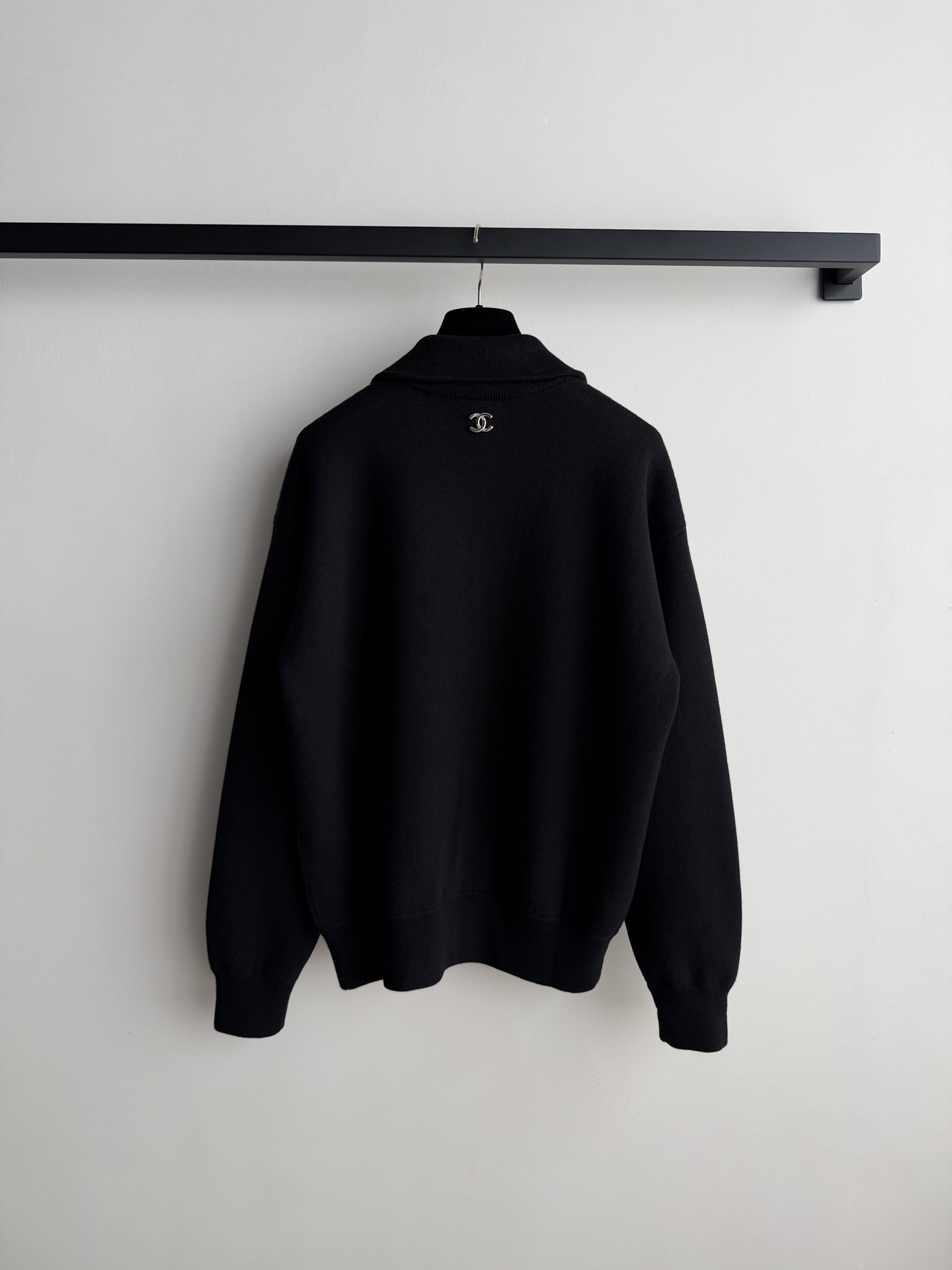 Chanel Half Zip Polo Sweatshirt
