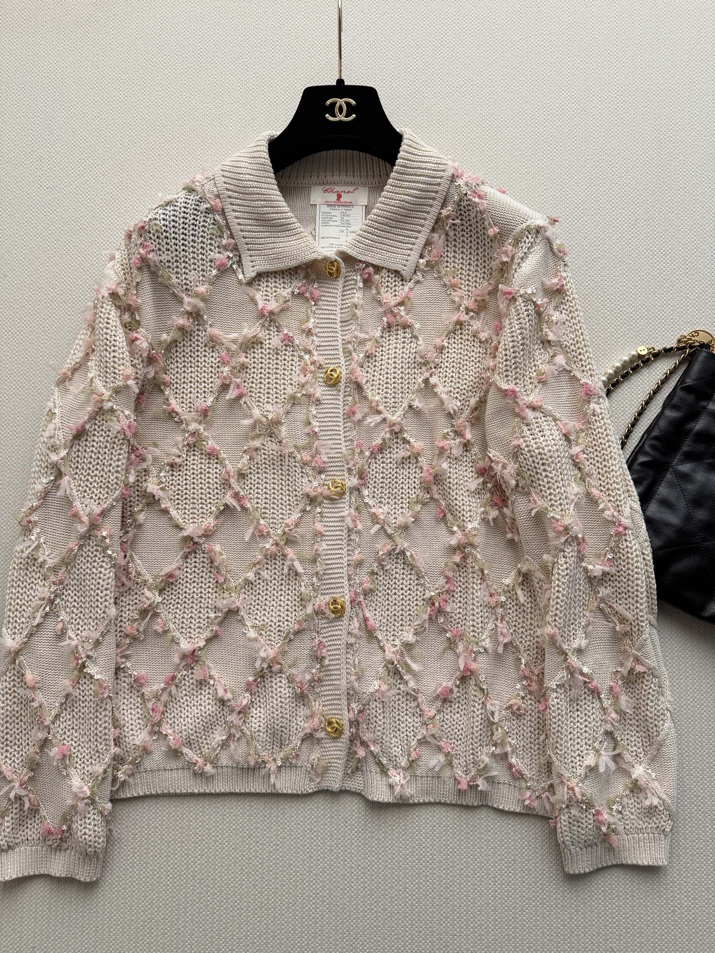 Chane*🆕新款，中古系列毛衣开衫，ＳＭＬ.