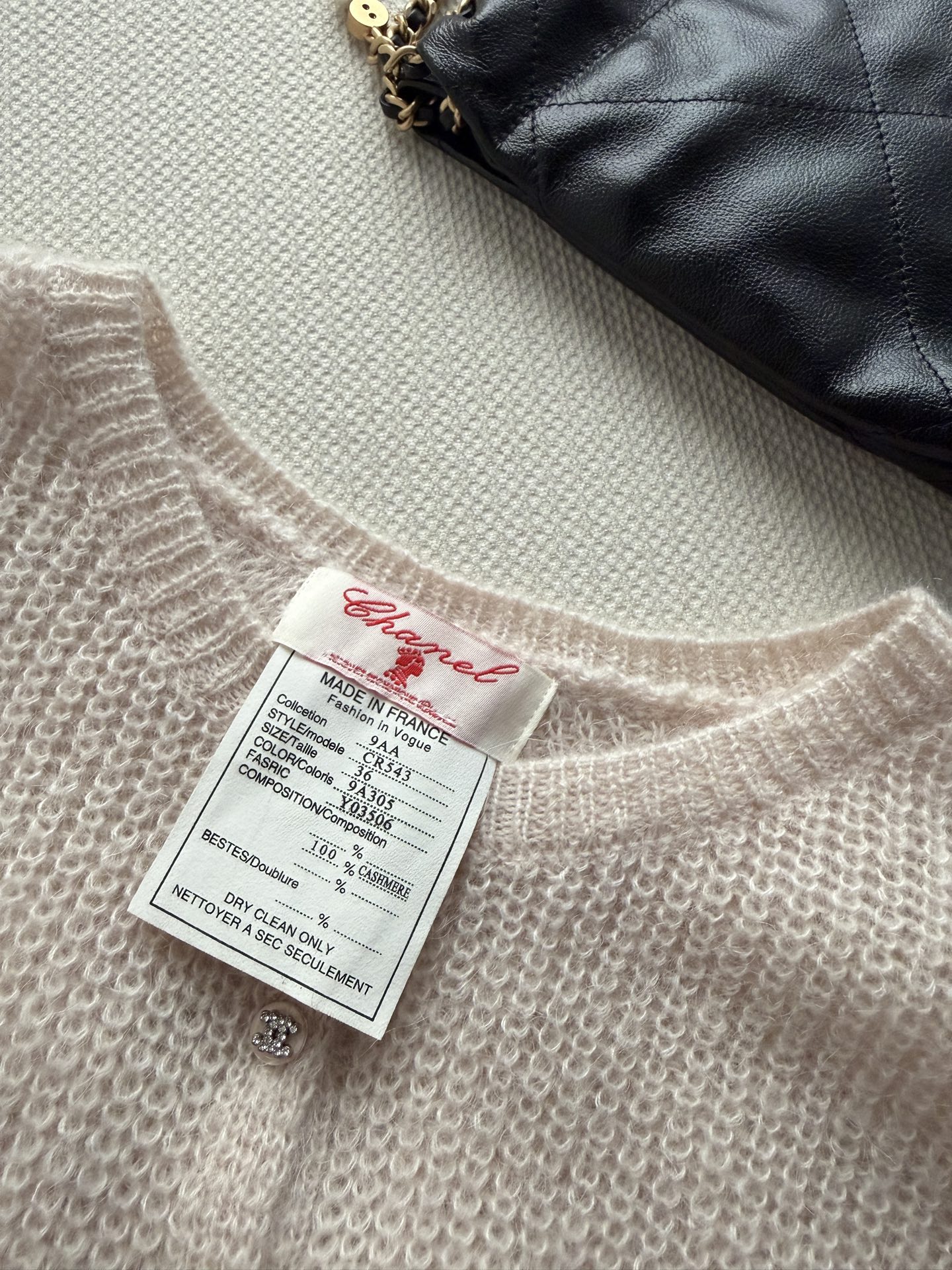 Chane*🆕新款，中古系列开衫ＳＭＬ.