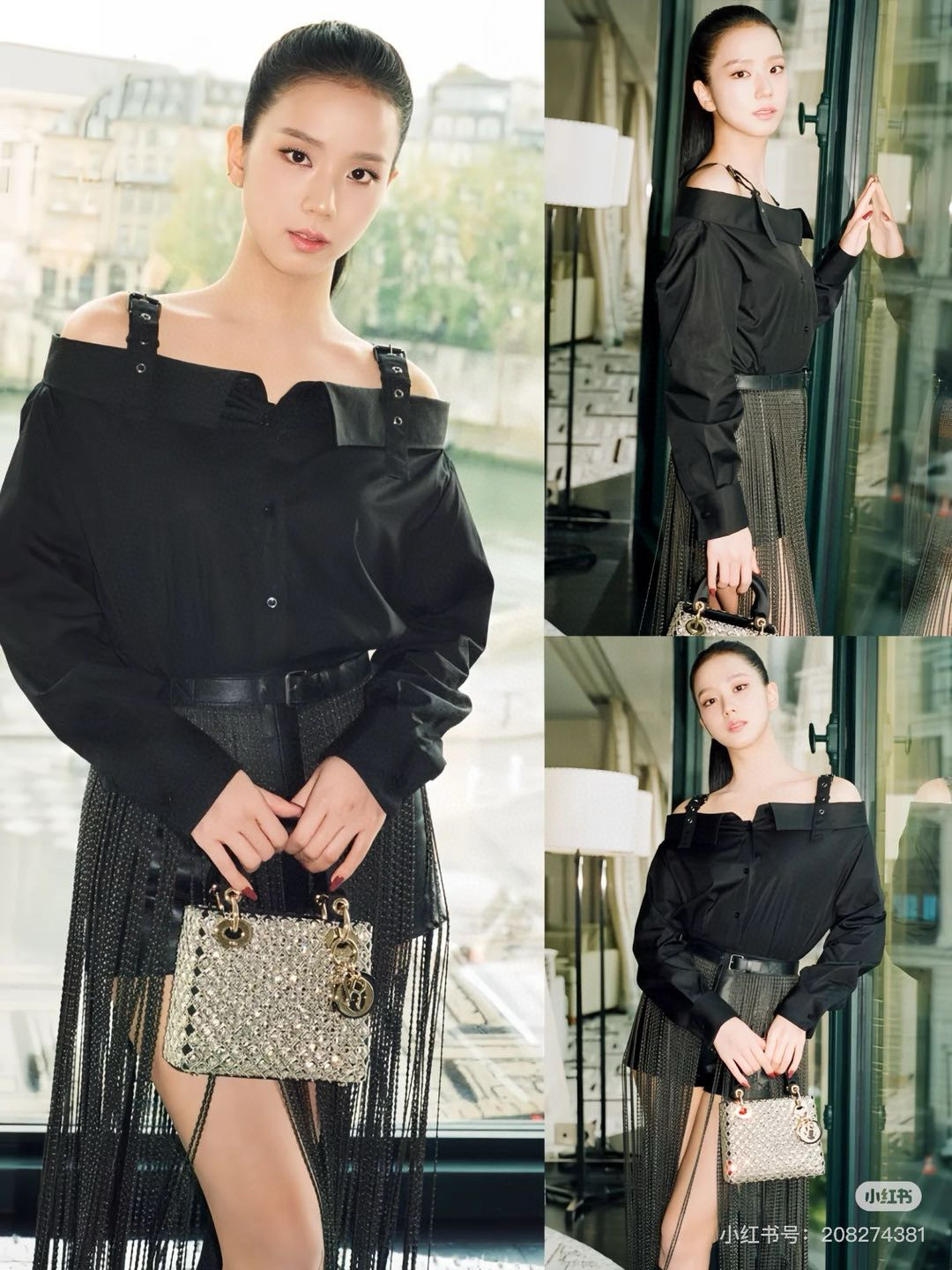 NO:328899,Model number D25040184 Dio* newest custom cotton fabric, fashionable and sexy one-shoulder suspender design loose and versatile long-sleeved shirt top!  Black, white, (M size bust 128, sleeve length 59, front cloak length 56/67), dior,shirts,alexander wang19860909款号D25040184 Dio*新款定制棉质面料、时尚性感一字肩吊带设计宽松百搭长袖衬衫上衣！黑色、白色、（M码胸围128,袖长59,前衣长56/67）,,dior,shirts,alexander wang,Women's clothing