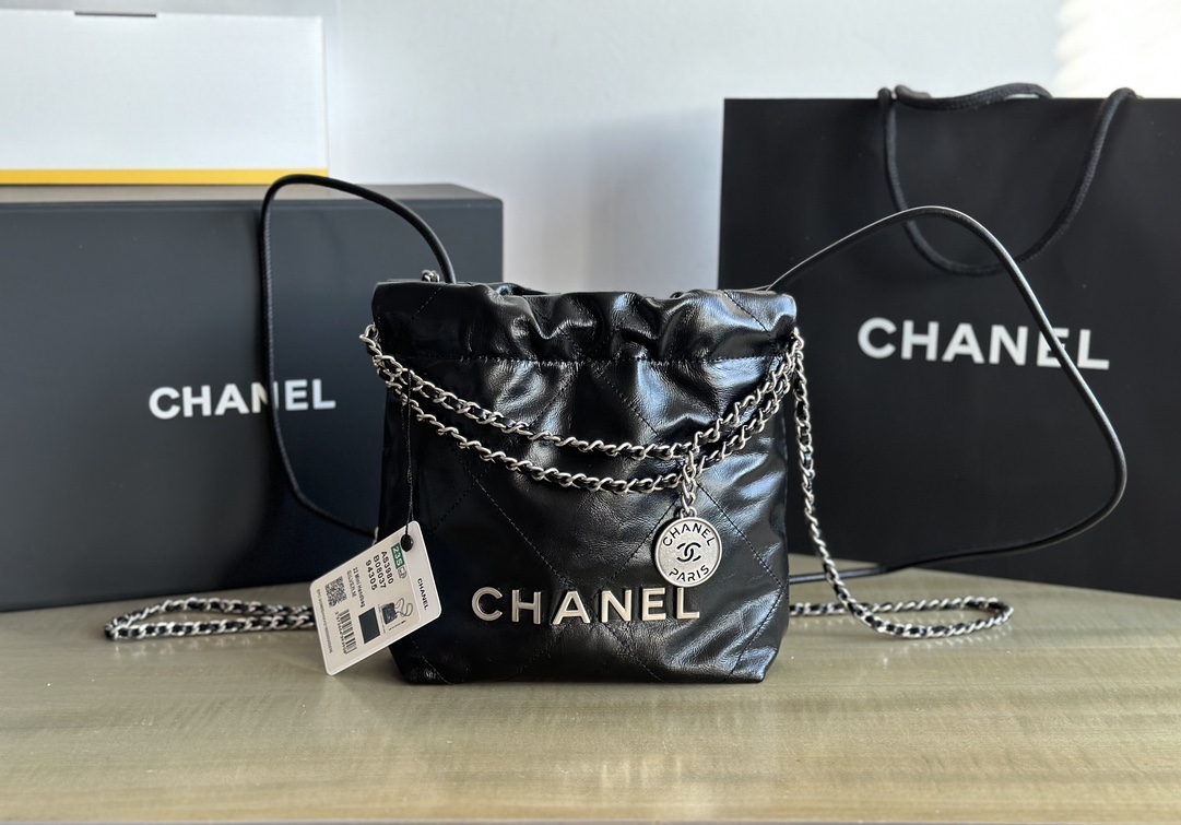 Chanel Crossbody & Shoulder Bags Black Spring/Summer Collection Mini