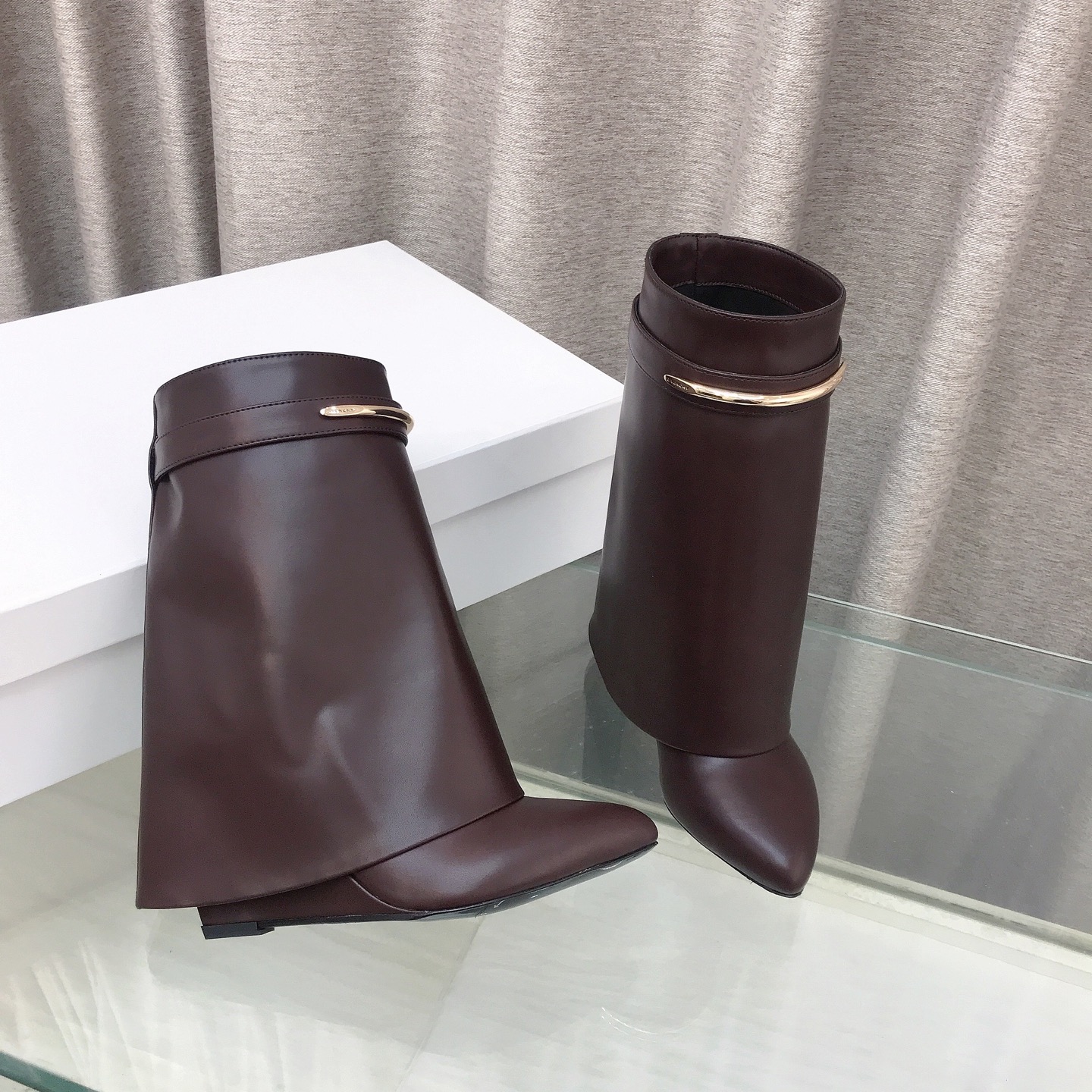 Givenchy Fold-over Stiletto Ankle Boots