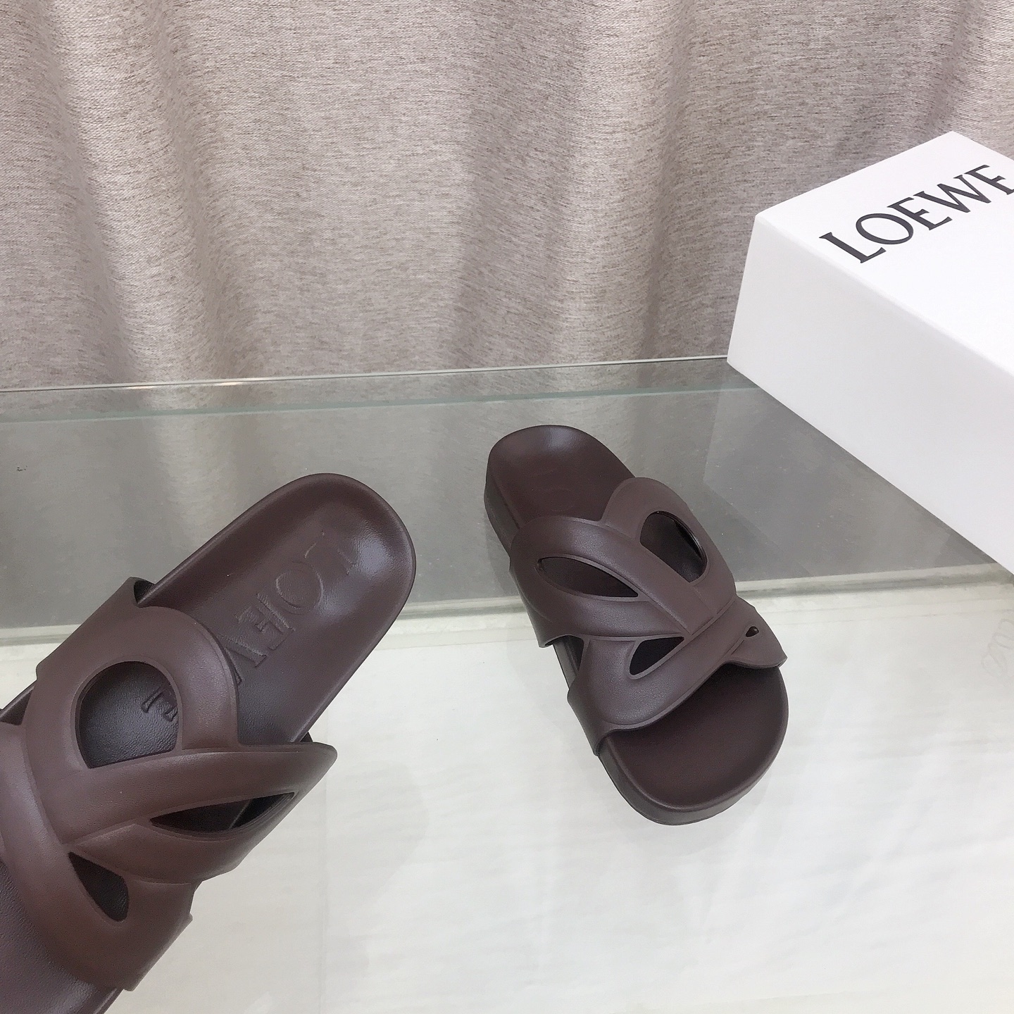 Loewe Anagram Logo EVA Casual Flat Slides