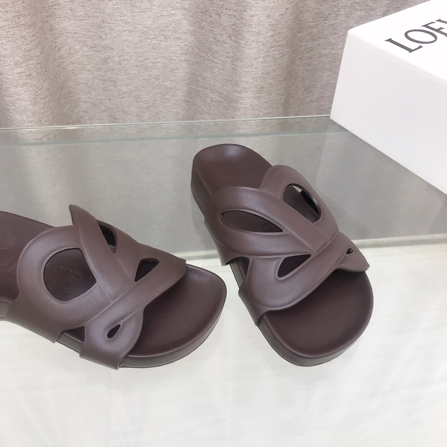 Loewe Anagram Logo EVA Casual Flat Slides