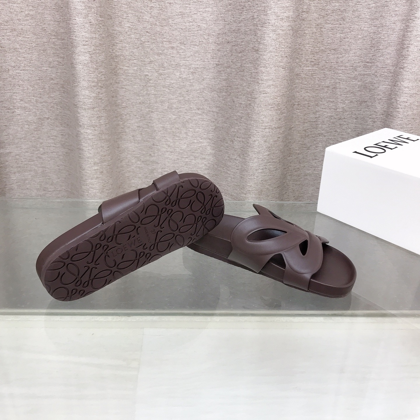 Loewe Anagram Logo EVA Casual Flat Slides