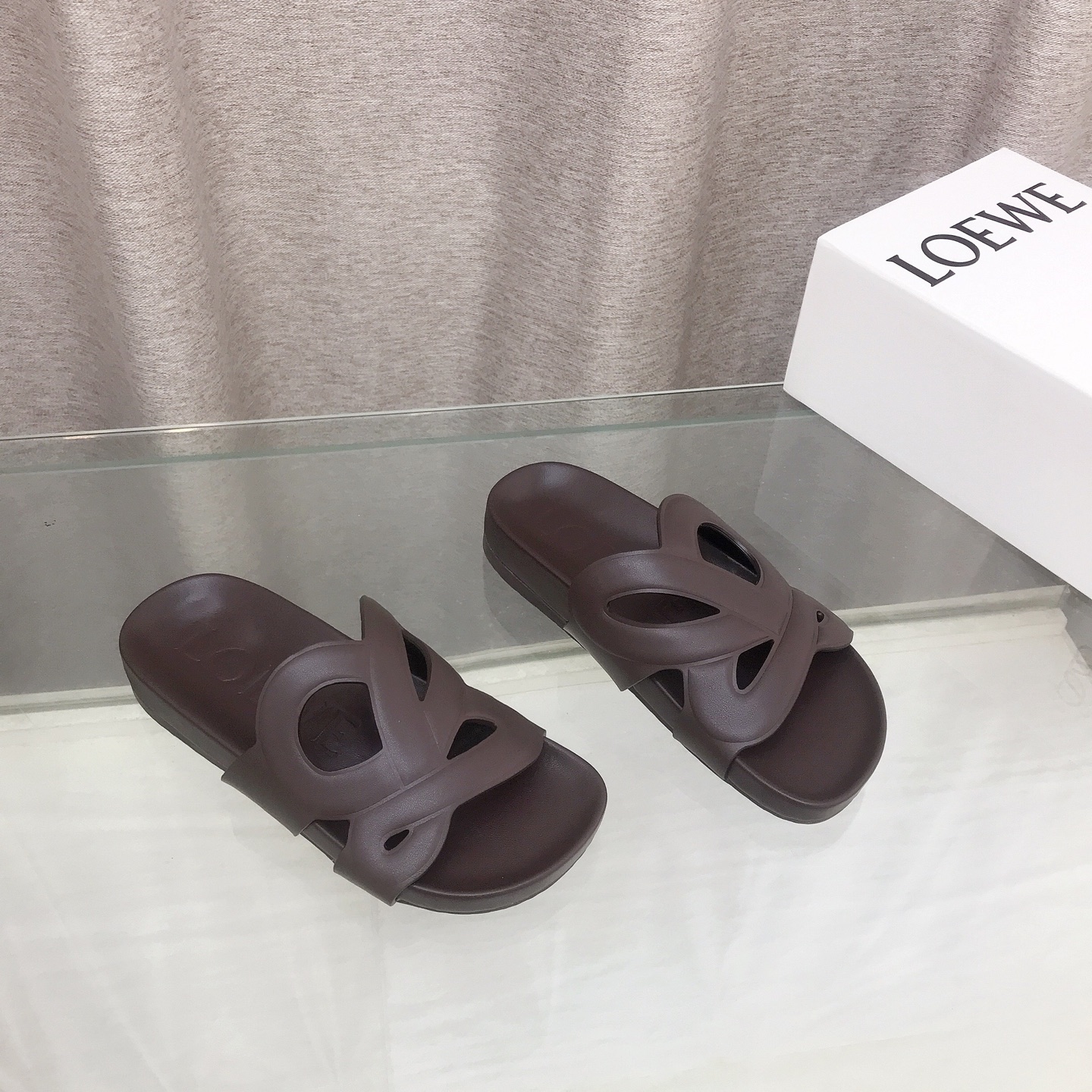 Loewe Anagram Logo EVA Casual Flat Slides
