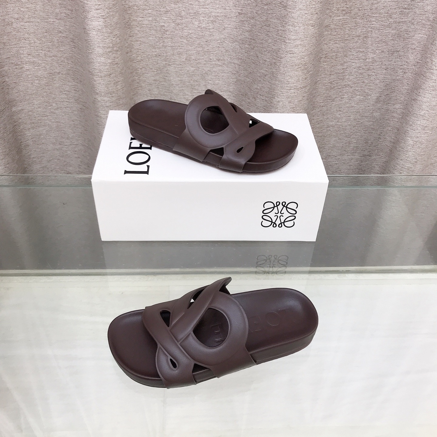 Loewe Anagram Logo EVA Casual Flat Slides