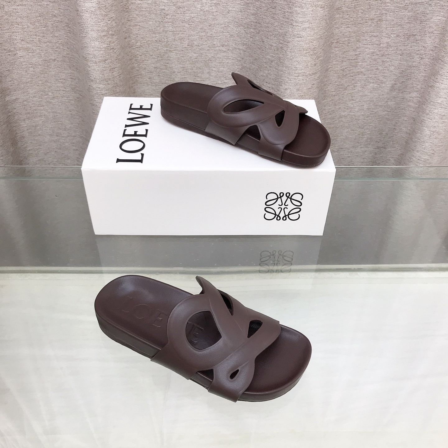 Loewe Anagram Logo EVA Casual Flat Slides