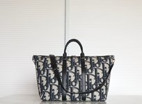 Dior Handbags Travel Bags Beige Black Blue Printing Spring Collection Oblique
