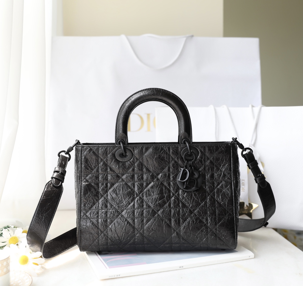 Luxury Fake
 Dior Bags Handbags Replica 2023 Perfect Luxury
 Black Cowhide Spring/Summer Collection Lady Casual