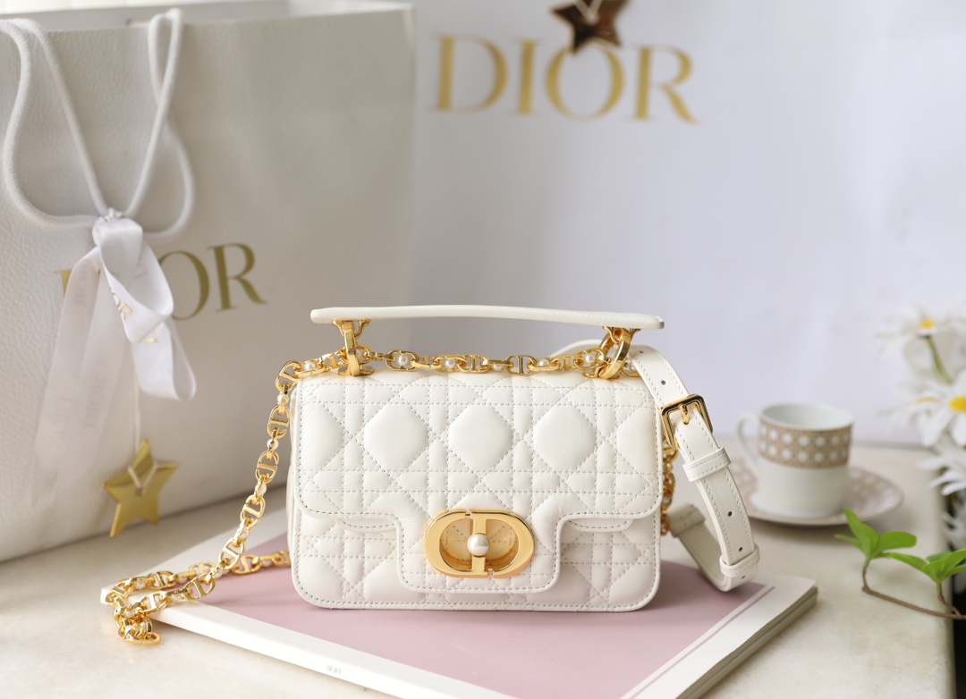 Dior Bags Handbags White Cowhide Resin