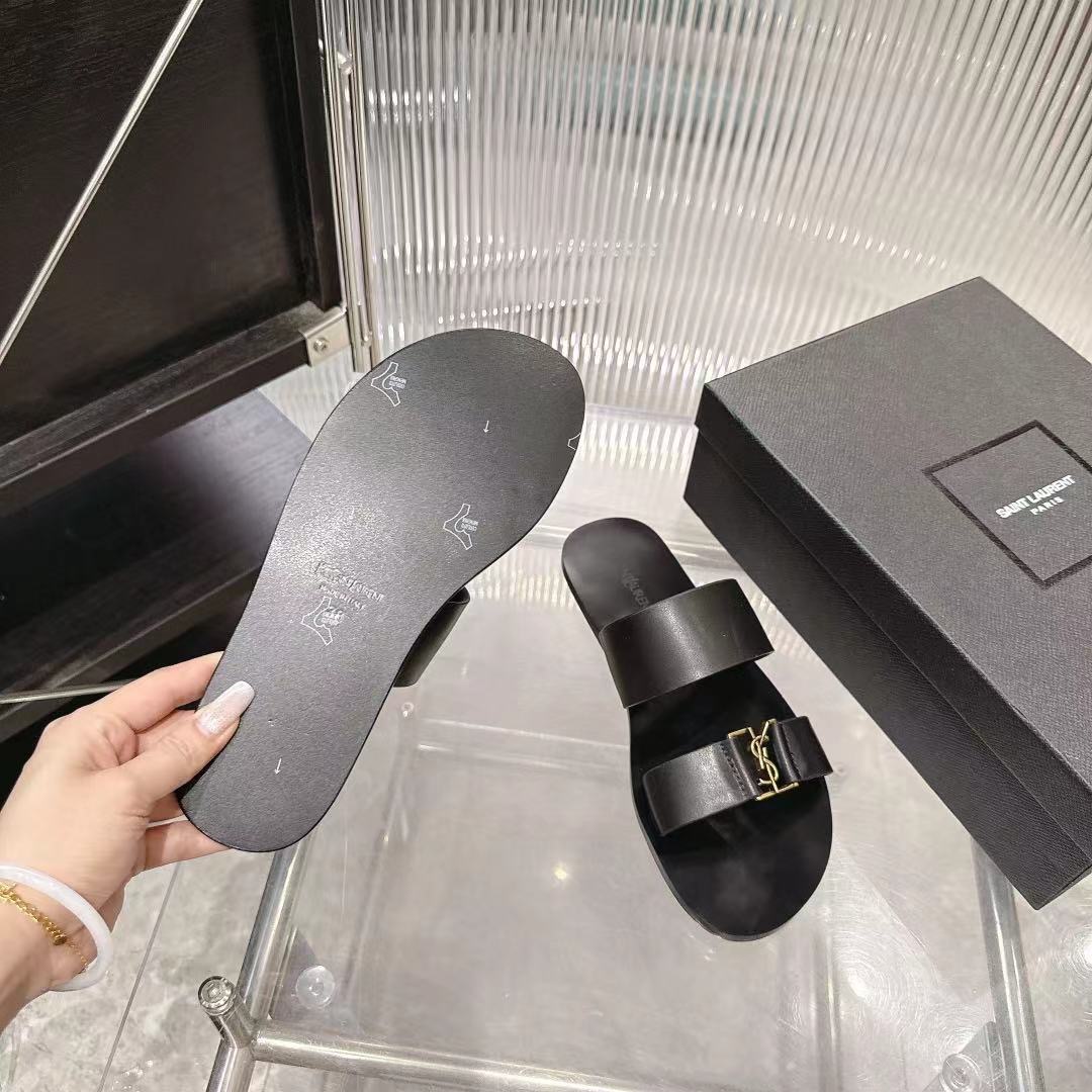 Saint Laurent Classic Luxury Leather Shoe Loafer Shoes Ref 8