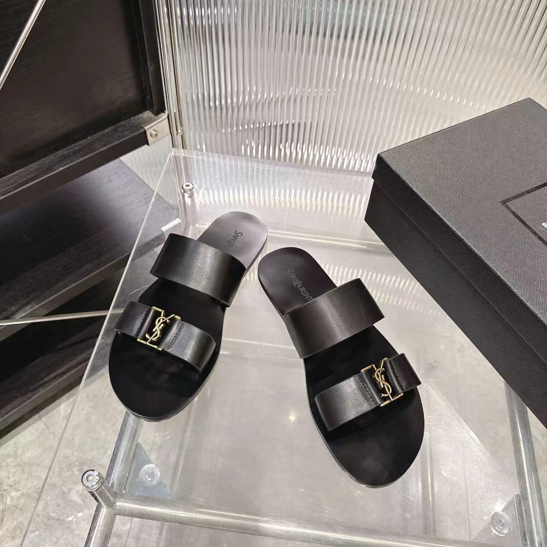 Saint Laurent Classic Luxury Leather Shoe Loafer Shoes Ref 2