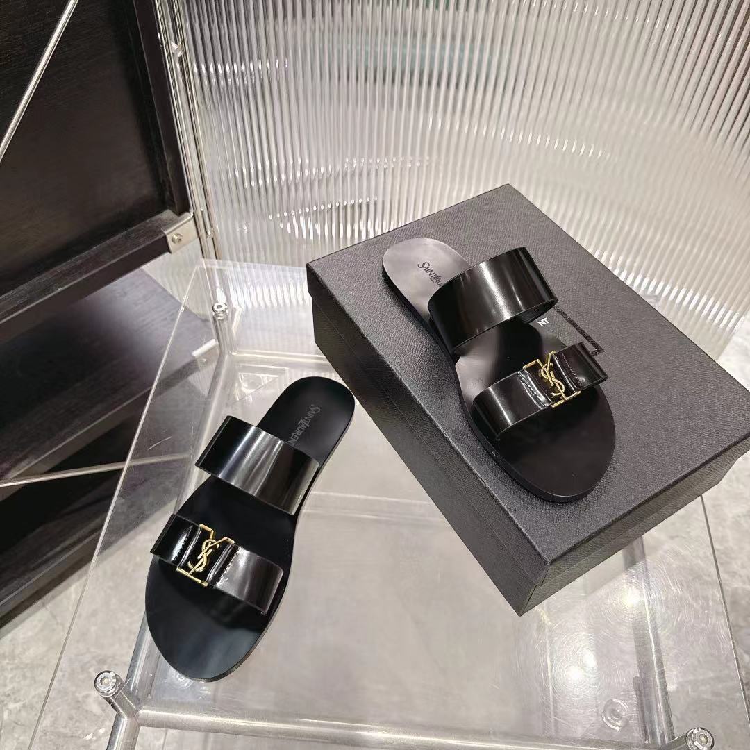 Saint Laurent Classic Luxury Leather Shoe Loafer Shoes Ref 5