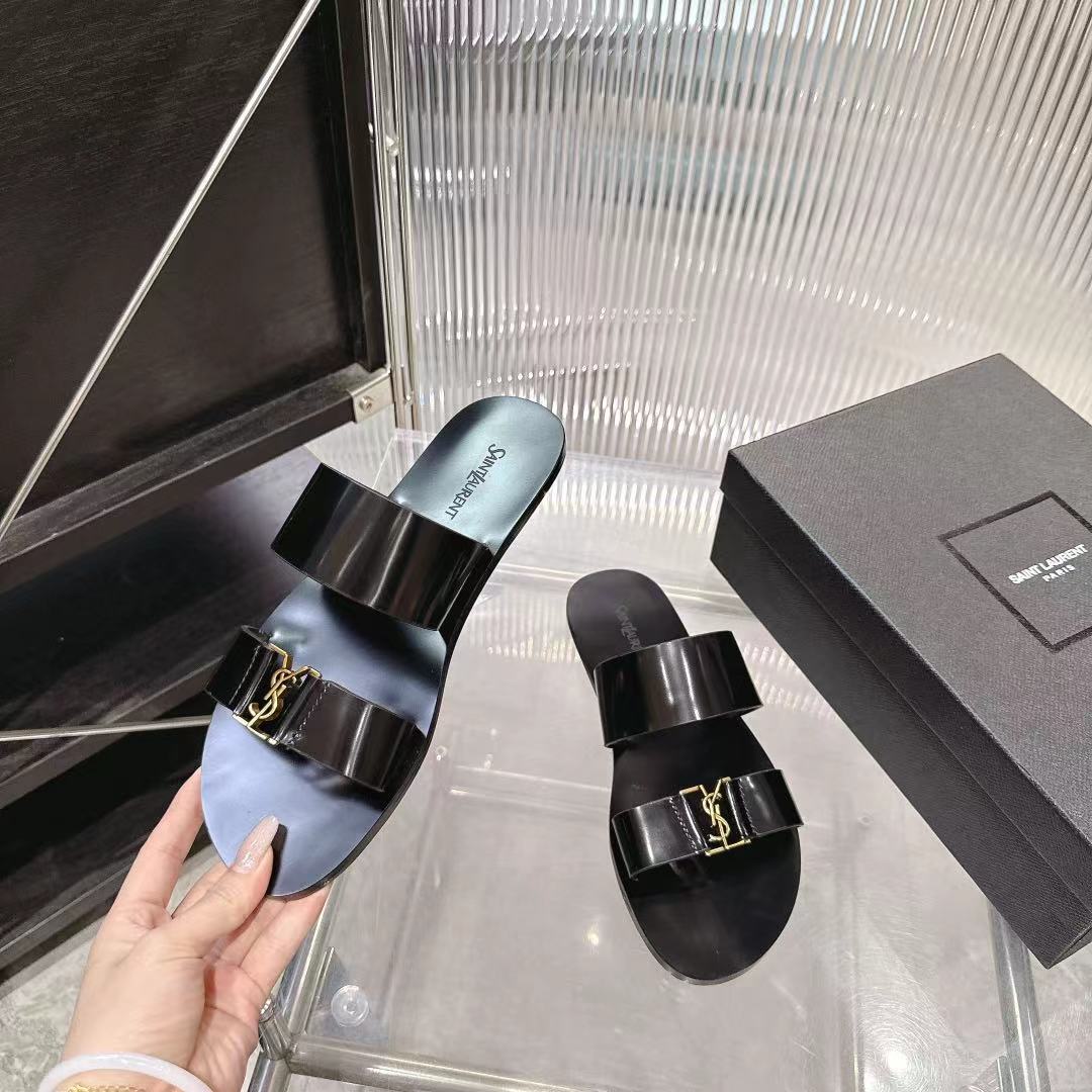 Saint Laurent Classic Luxury Leather Shoe Loafer Shoes Ref 3