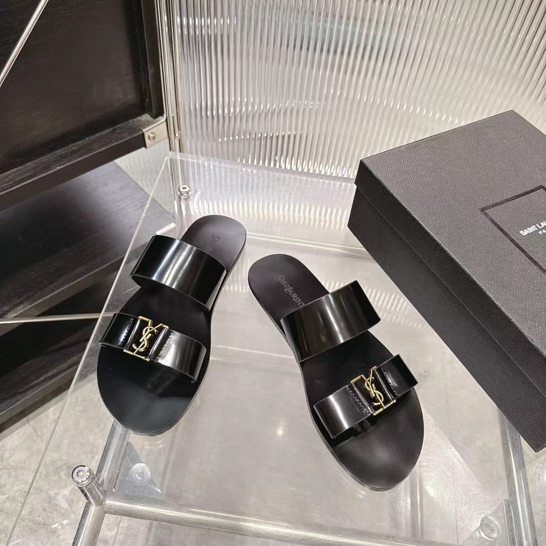 Saint Laurent Classic Luxury Leather Shoe Loafer Shoes Ref 2