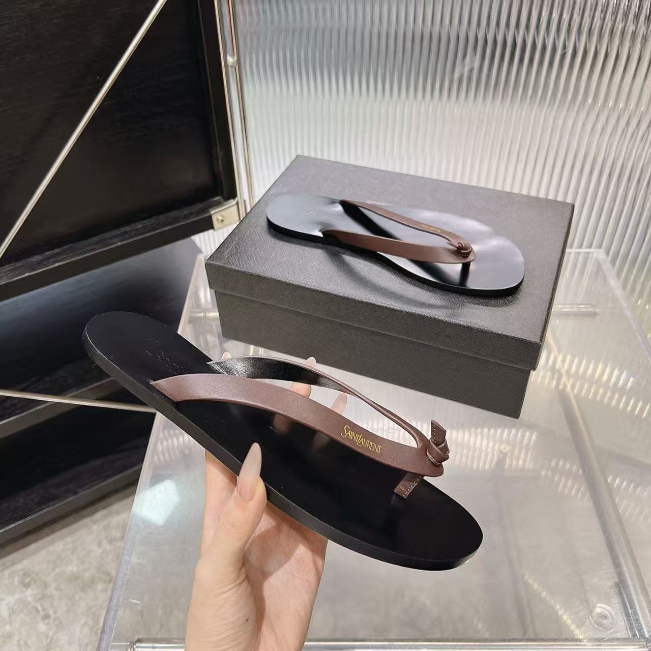 Saint Laurent Classic Luxury Leather Shoe Loafer Shoes Ref 3