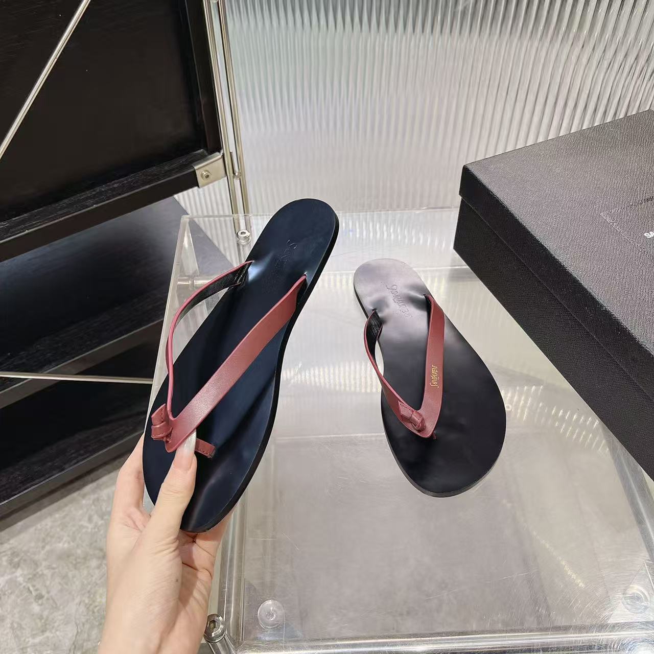Saint Laurent Classic Luxury Leather Shoe Loafer Shoes Ref 4